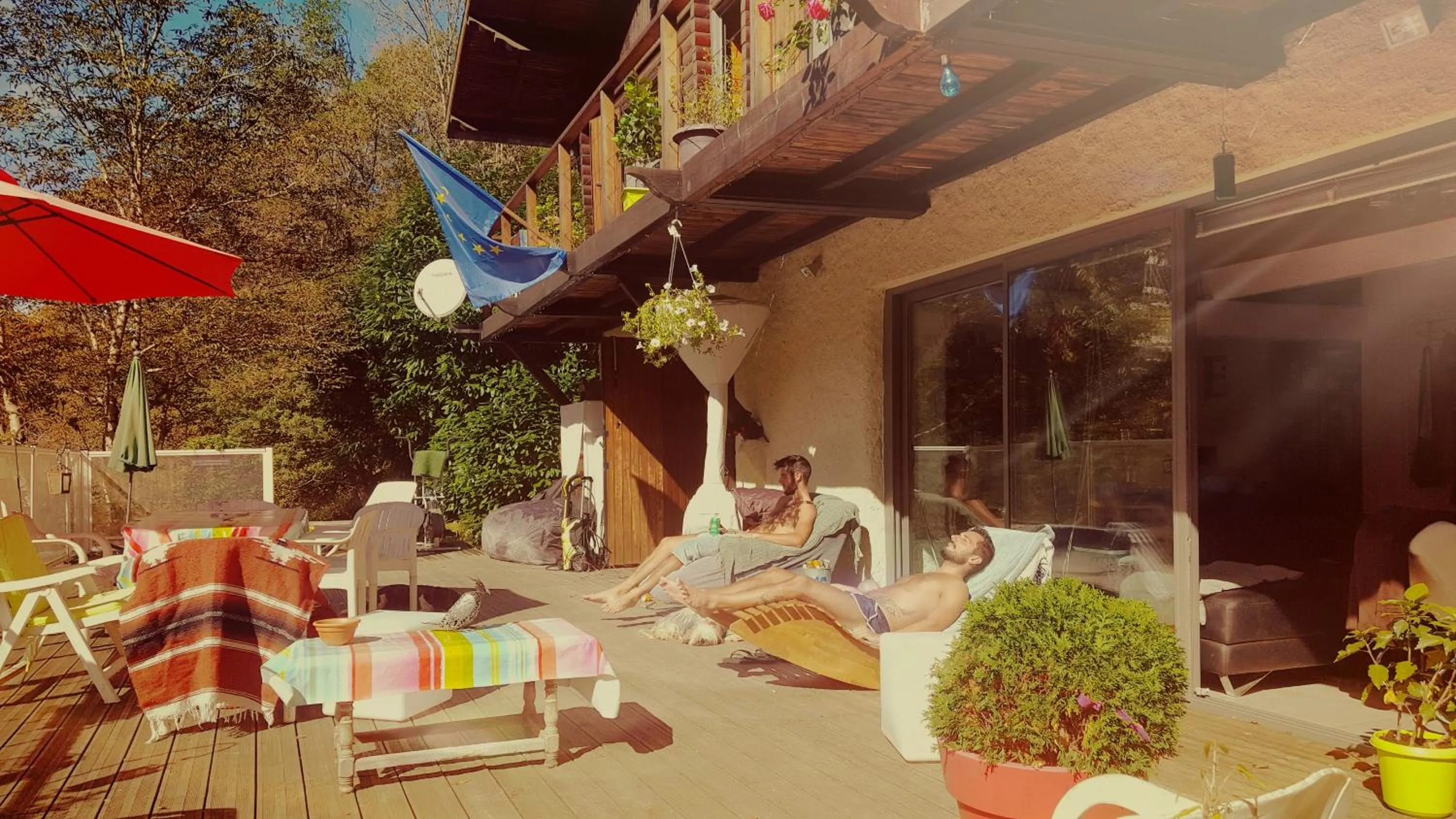 Balcony/Terrace in Skymist Maison d'hôtes