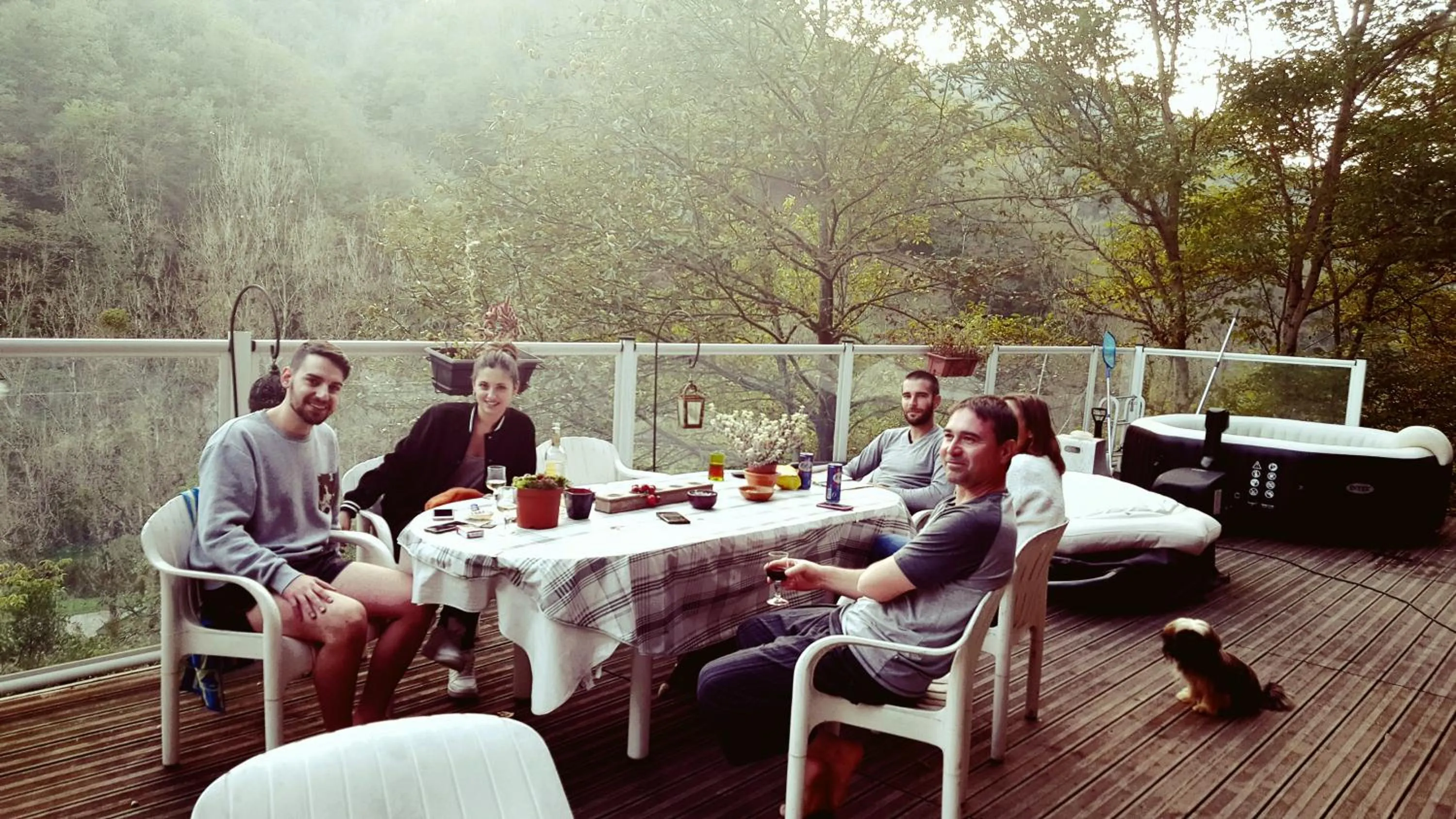 Patio in Skymist Maison d'hôtes