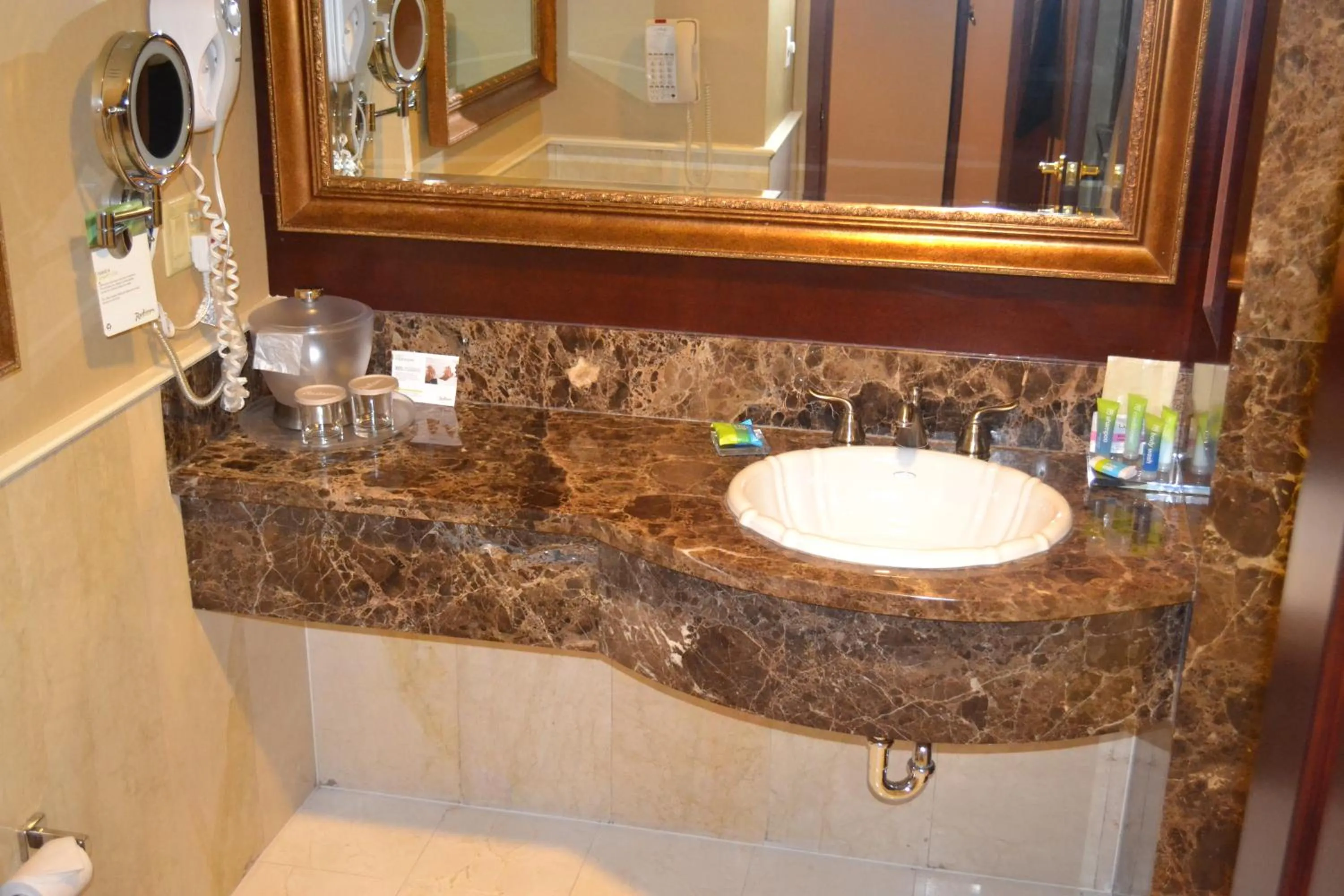 Bathroom in Radisson Hotel Toronto Airport West