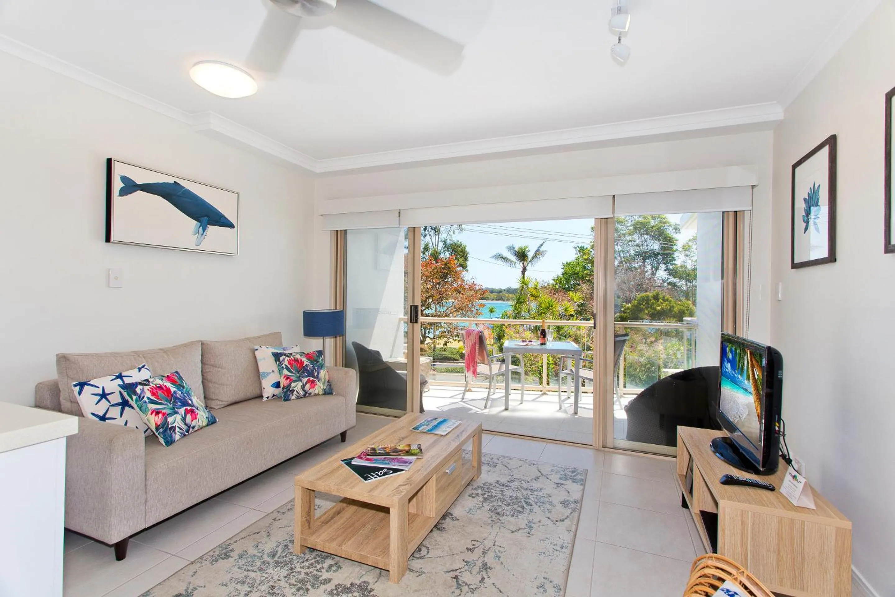 Living room in Offshore Noosa Resort