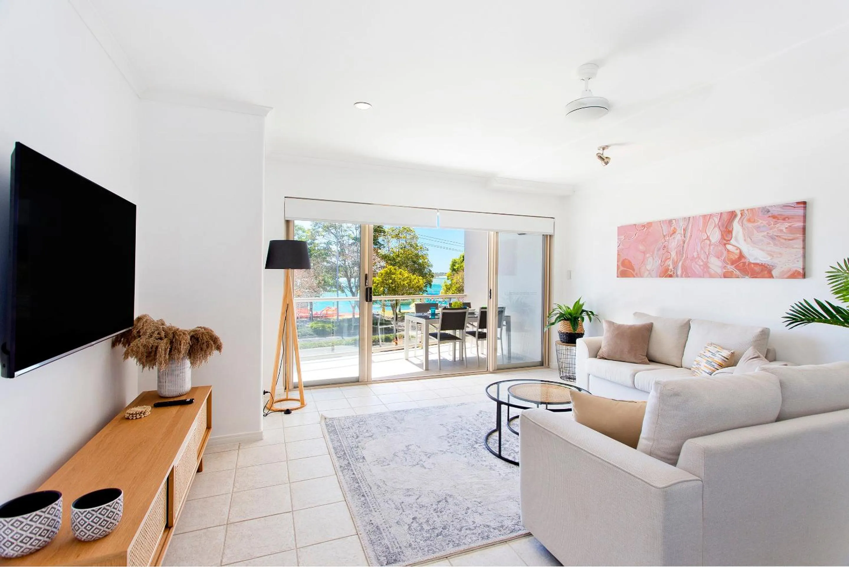 Living room in Offshore Noosa Resort