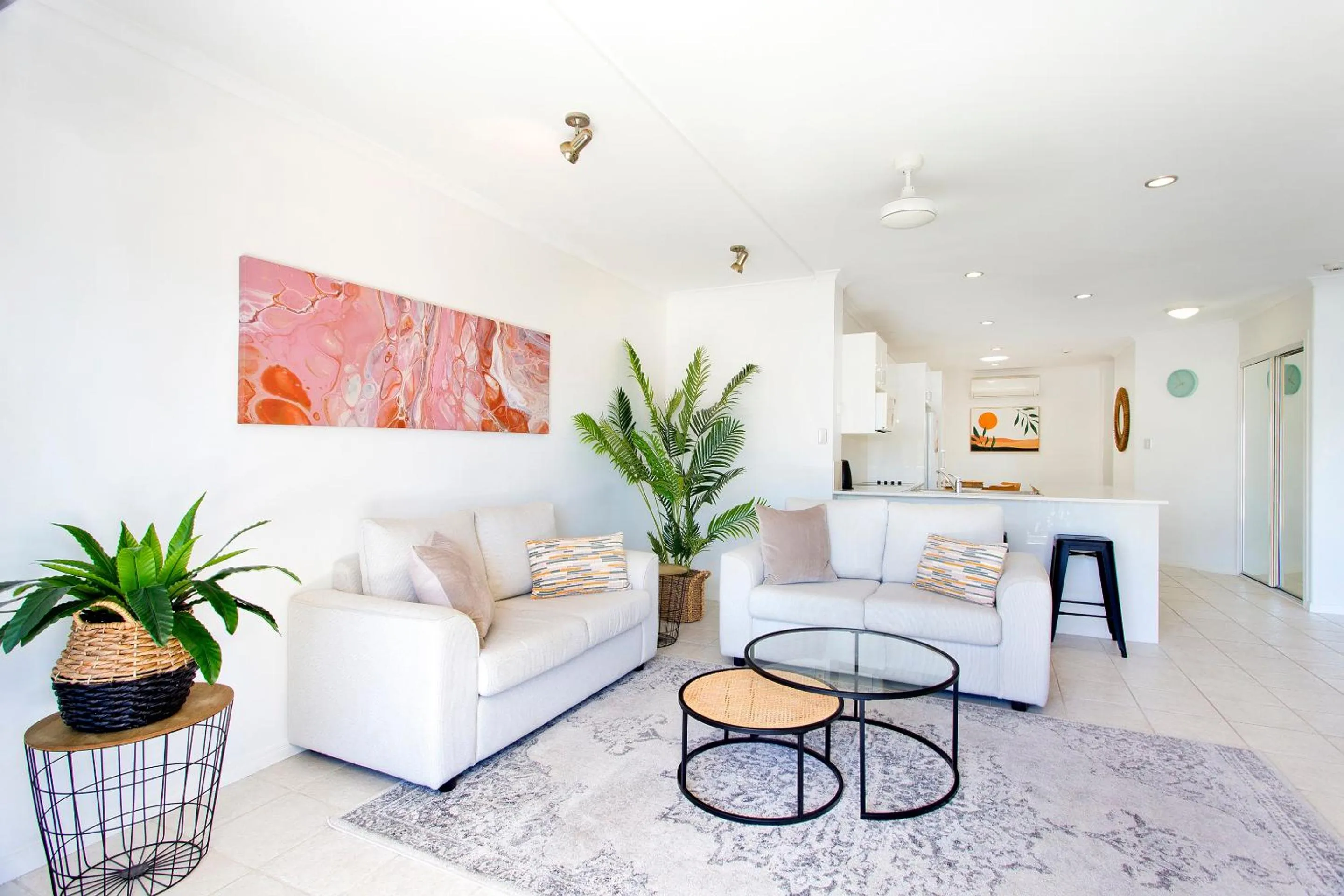 Living room in Offshore Noosa Resort