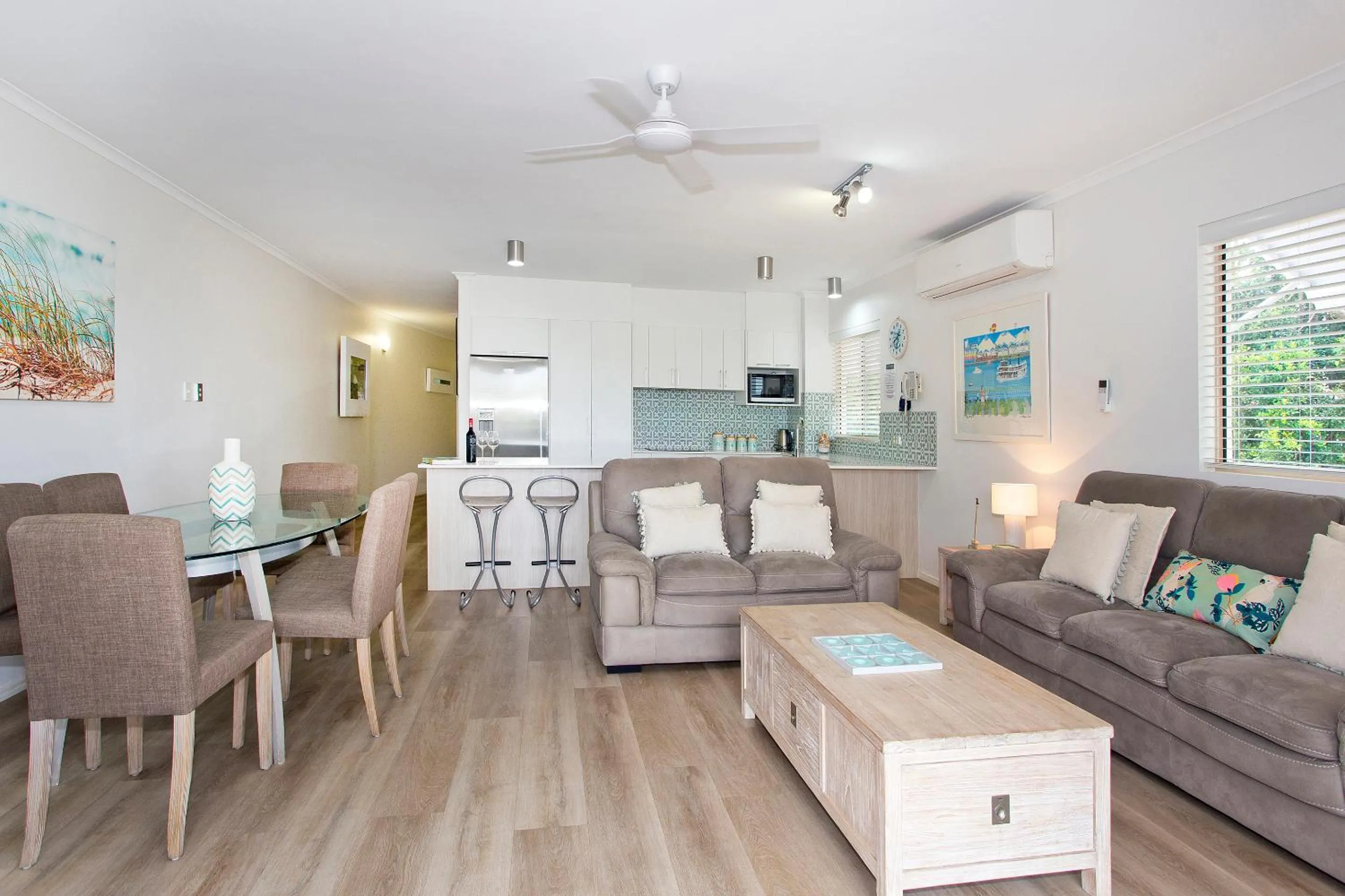 Living room in Offshore Noosa Resort