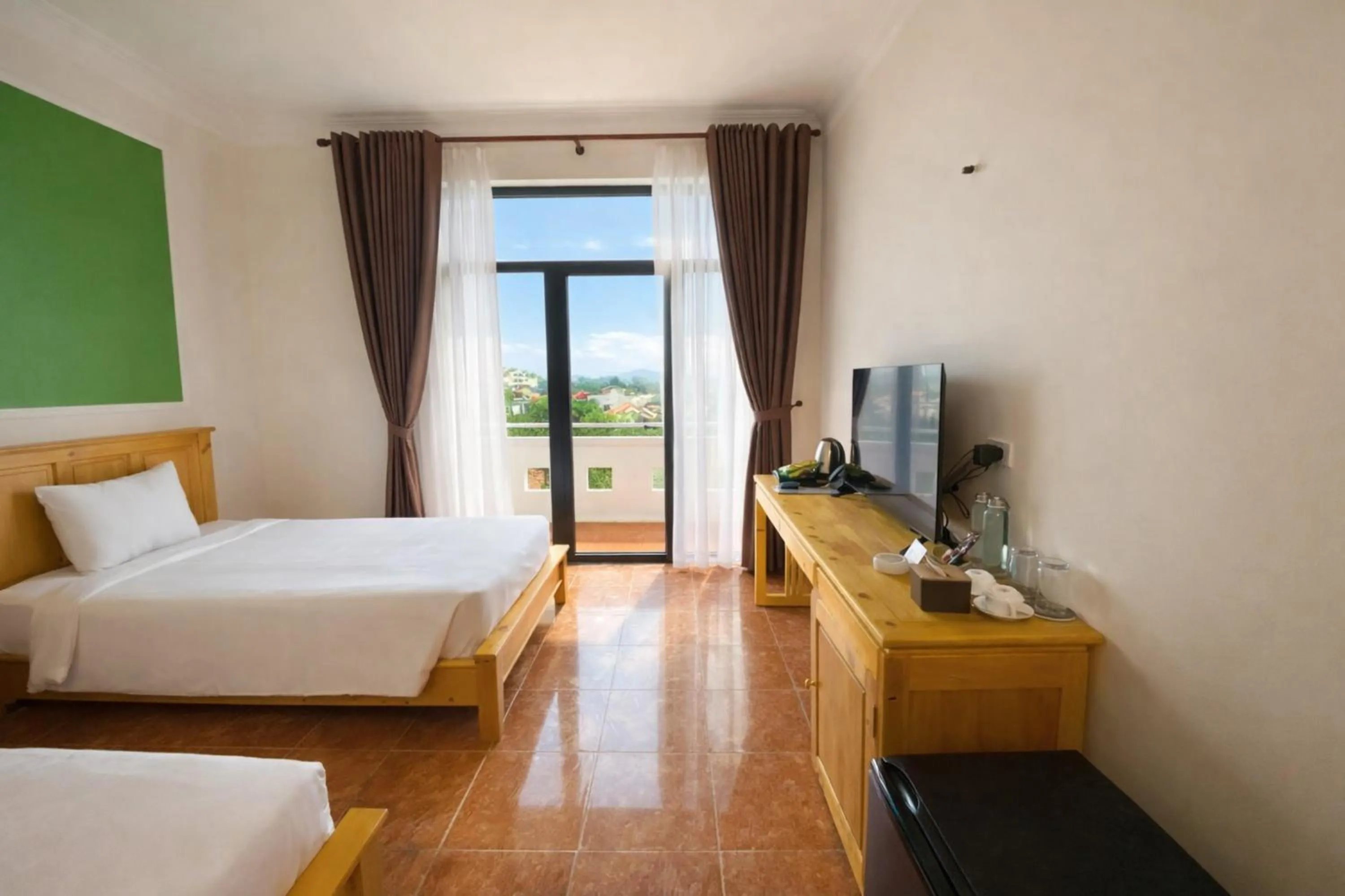 Photo of the whole room, Bed in Sea and Sand Hotel