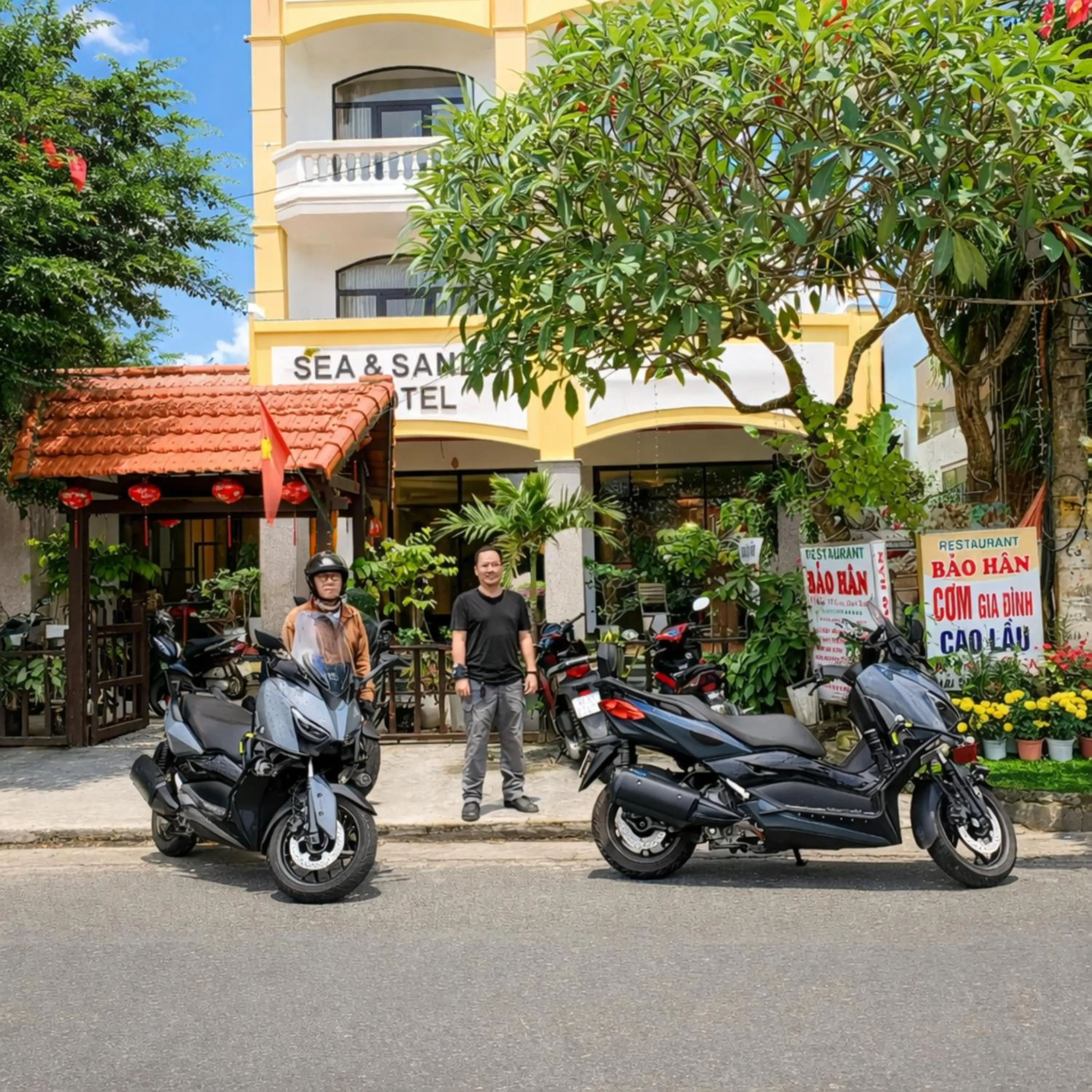 People in Sea and Sand Hotel