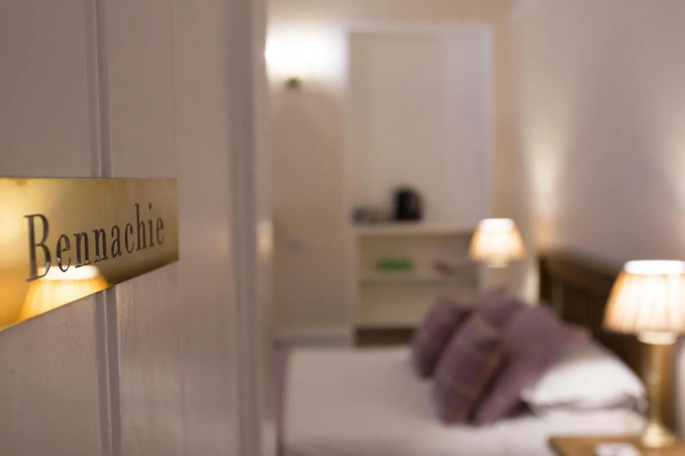 Decorative detail, Bed in Cedars Guest House