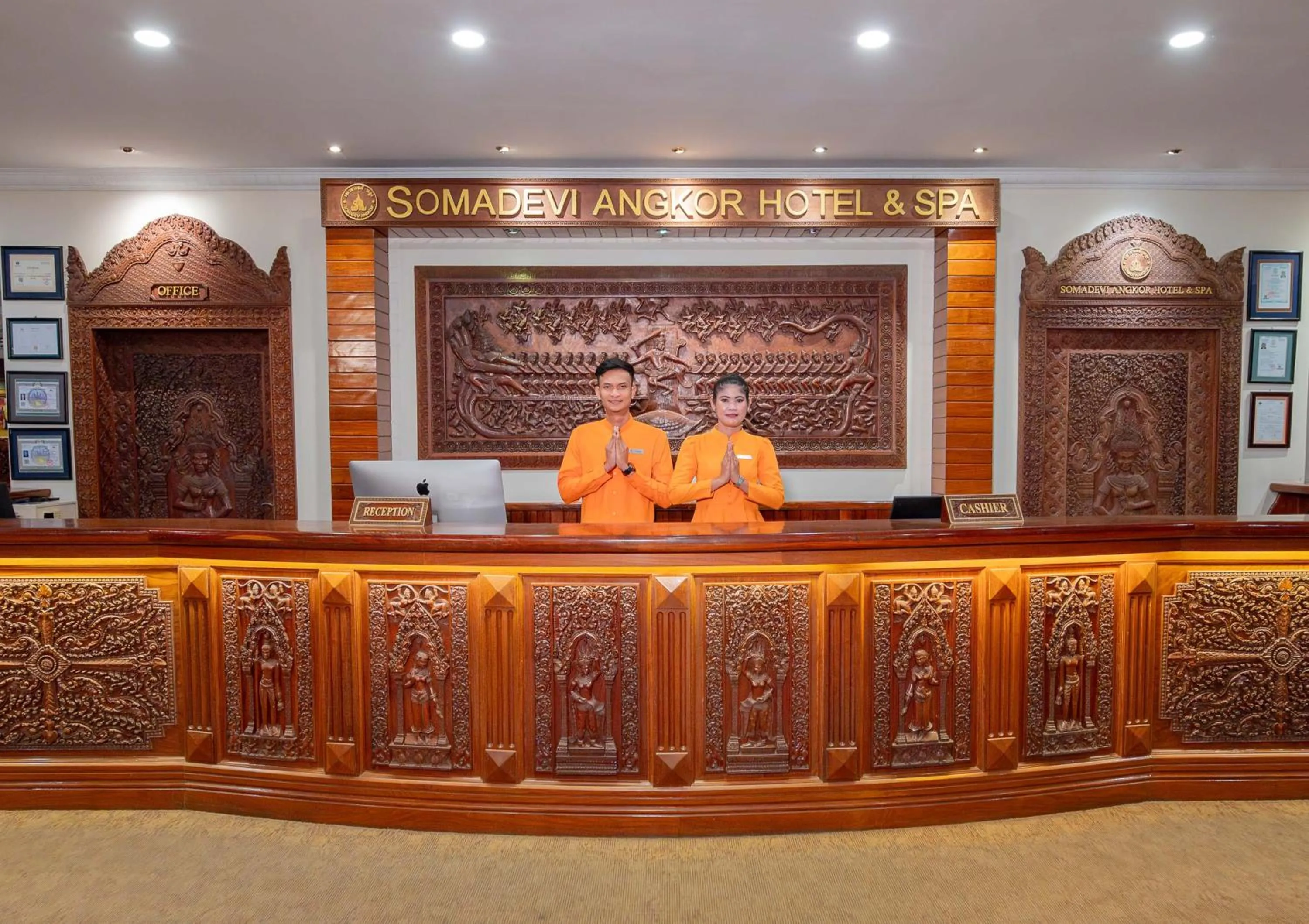 Lobby or reception in Hotel Somadevi Angkor Resort & Spa