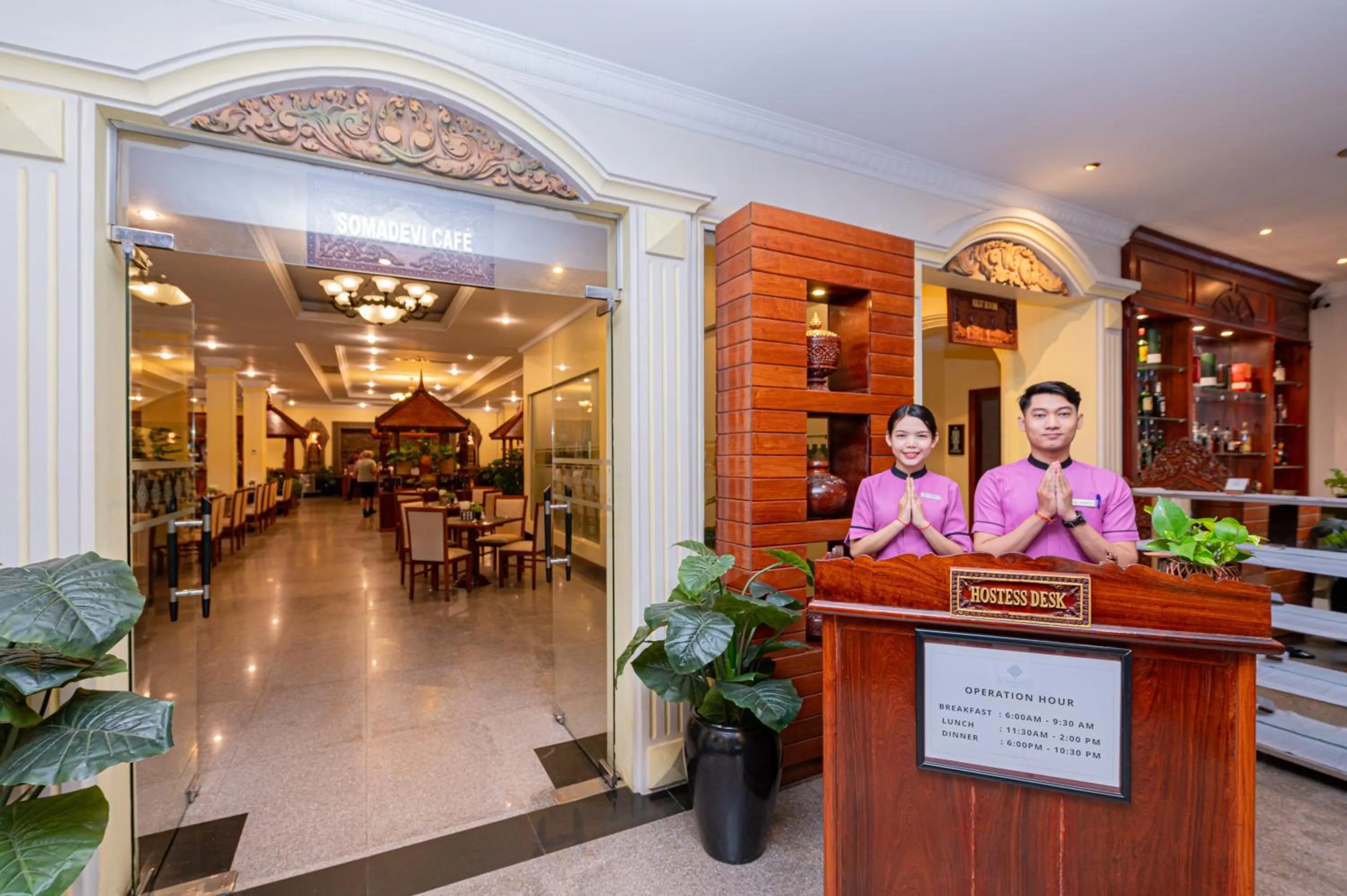 Restaurant/places to eat in Hotel Somadevi Angkor Resort & Spa