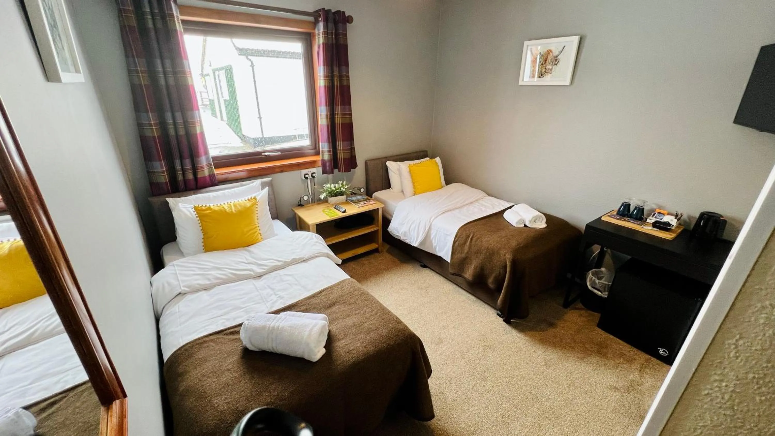 Bed in Aultguish Inn