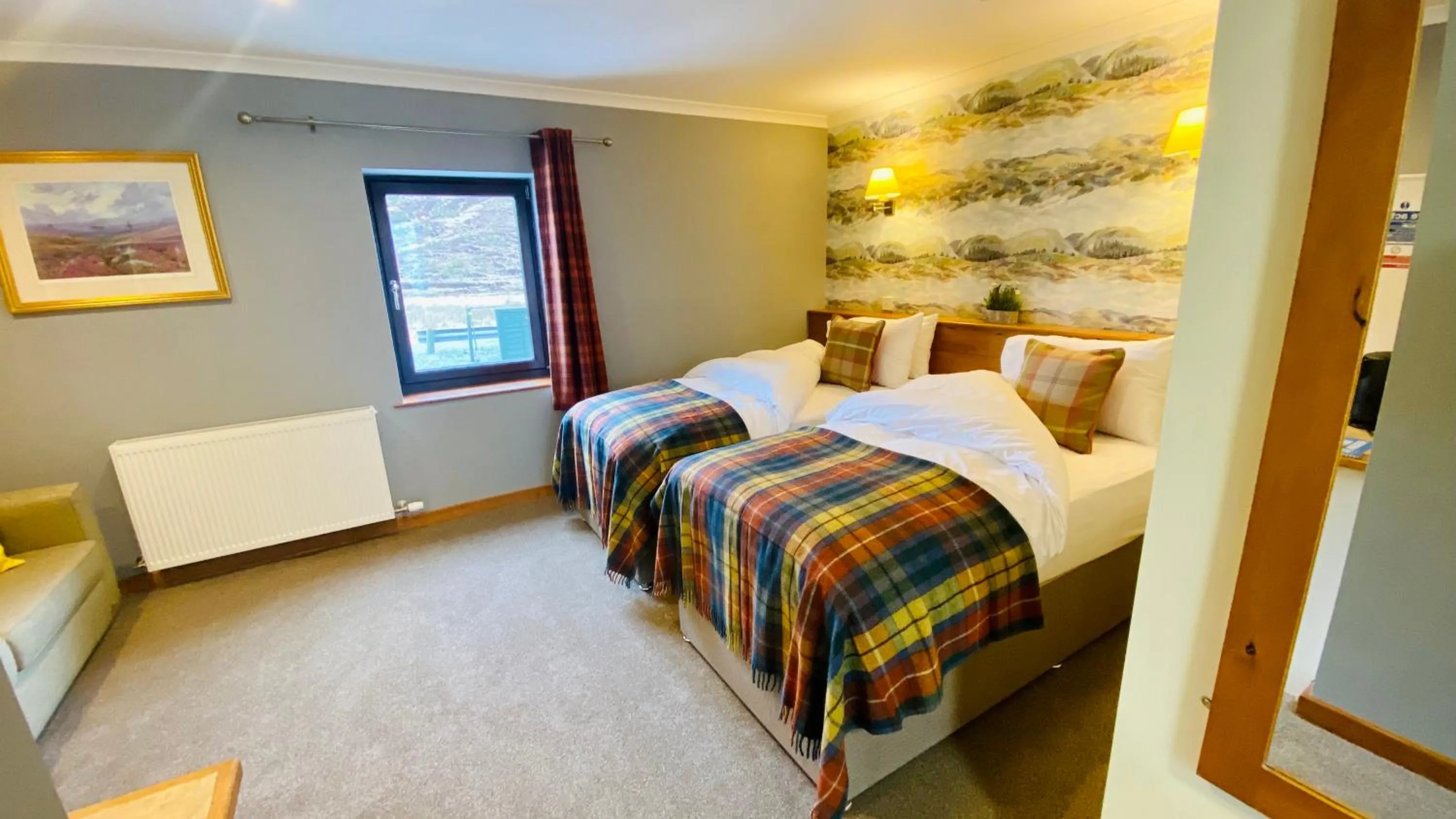 Bed in Aultguish Inn