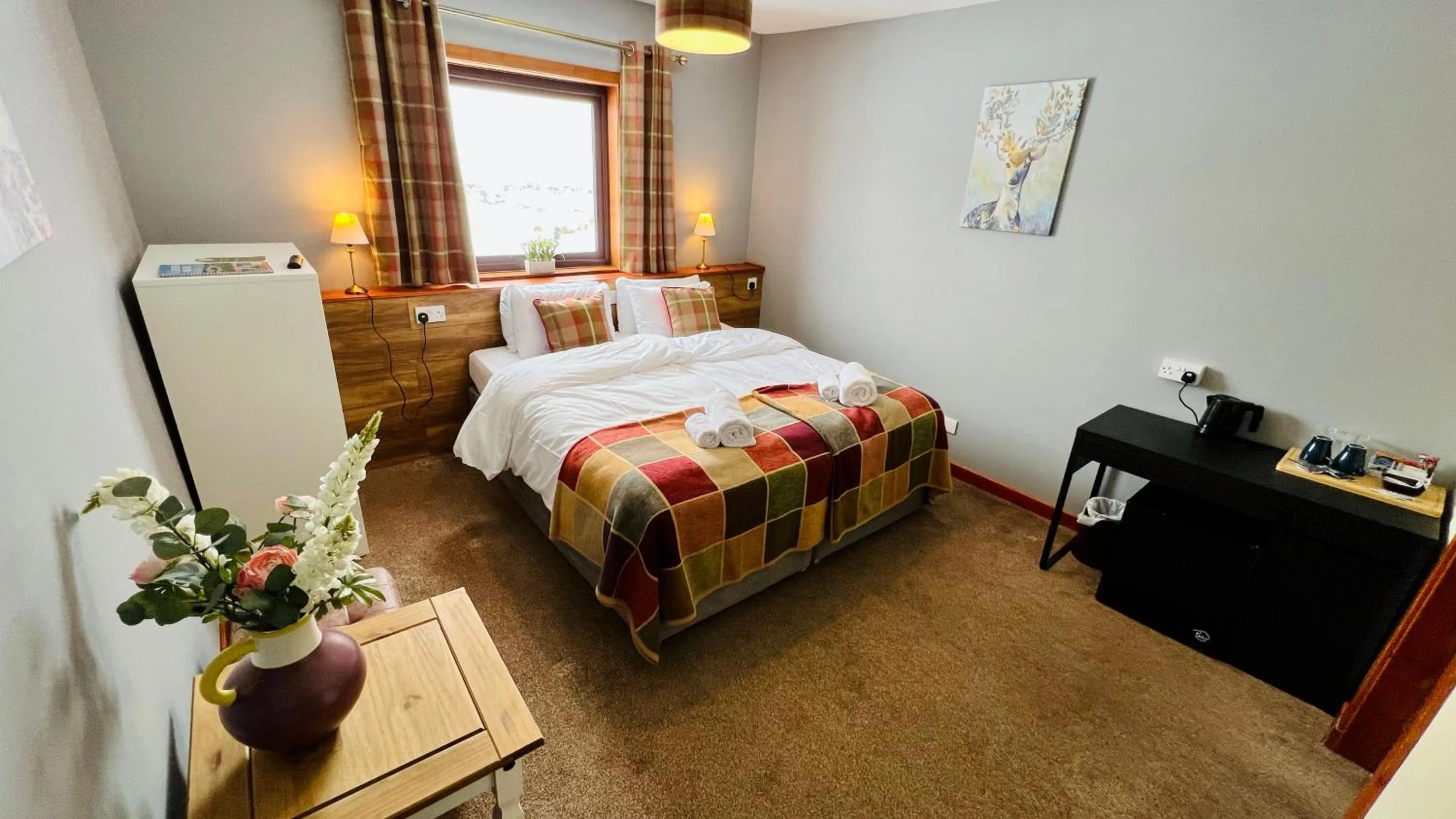 Bed in Aultguish Inn