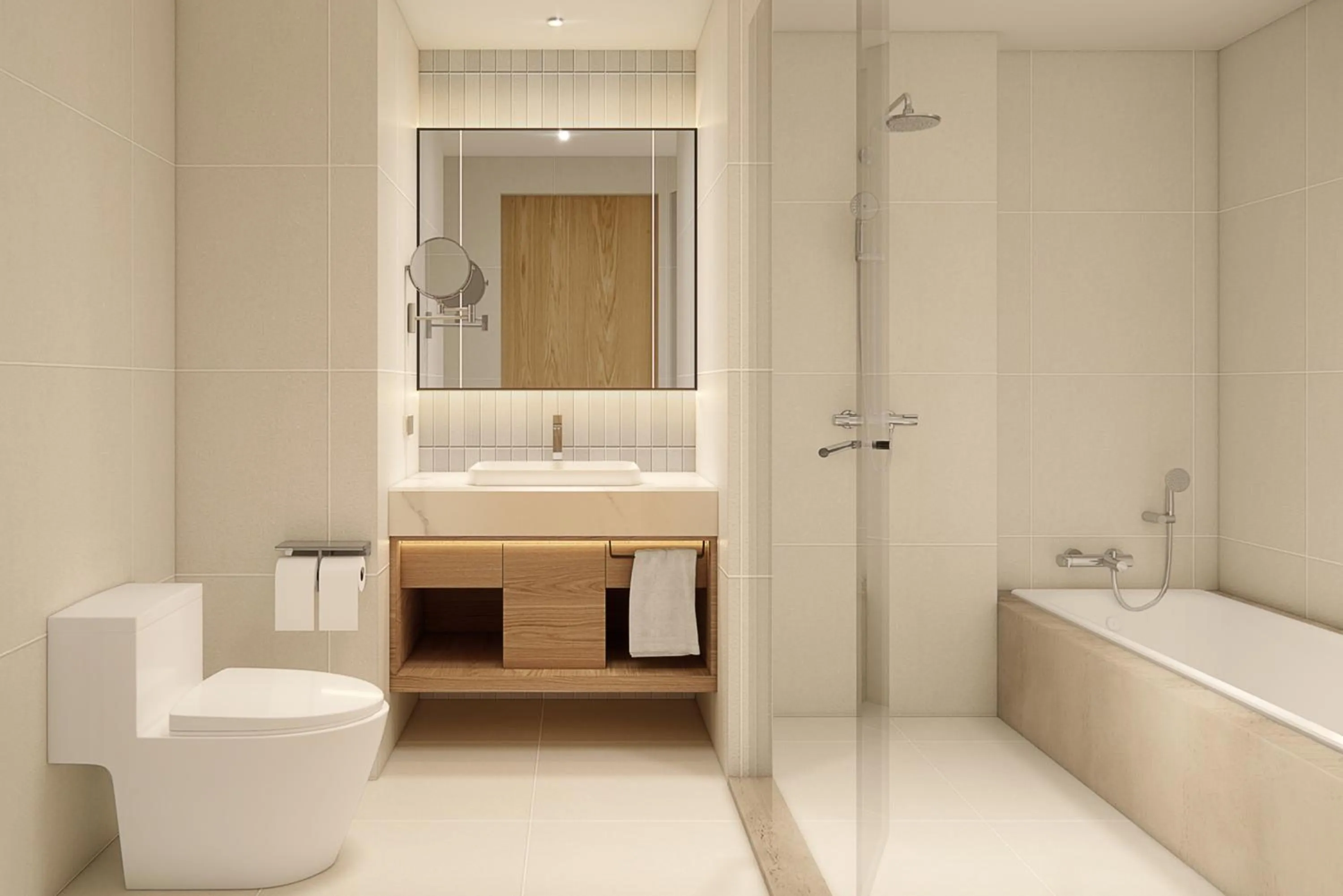 Bathroom in Sathorn Vista, Bangkok - Marriott Executive Apartments
