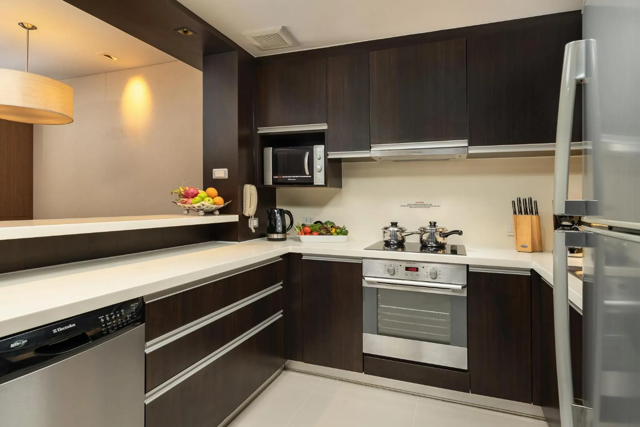 Kitchen or kitchenette in Sathorn Vista, Bangkok - Marriott Executive Apartments