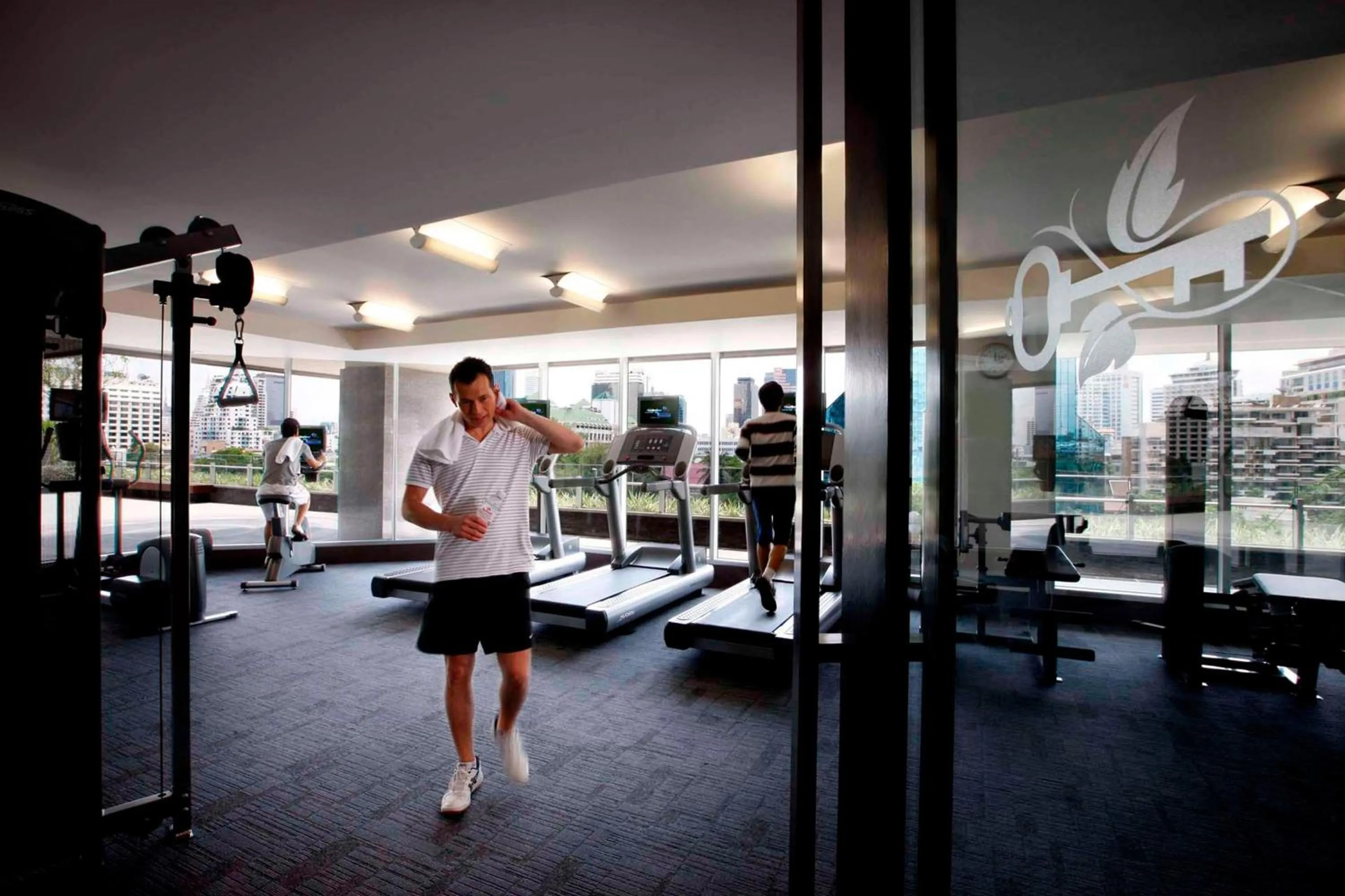 Fitness centre/facilities in Sathorn Vista, Bangkok - Marriott Executive Apartments