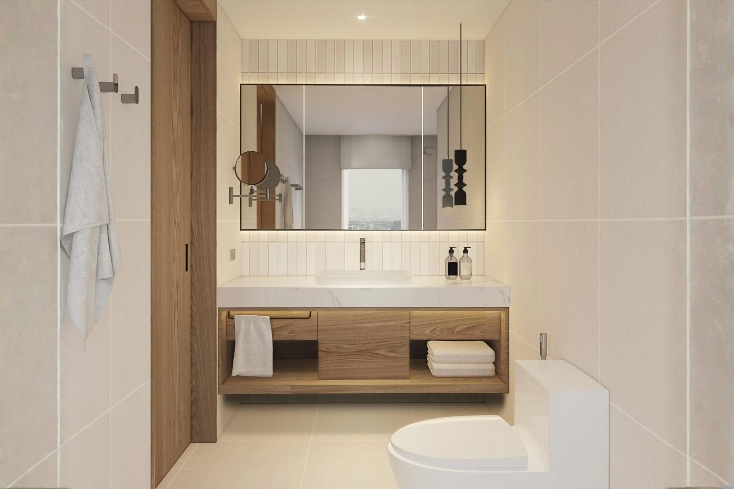Bathroom in Sathorn Vista, Bangkok - Marriott Executive Apartments
