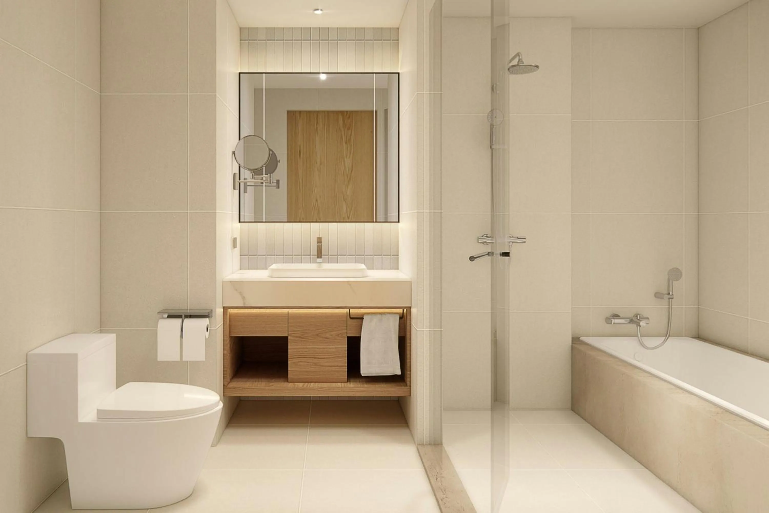 Bathroom in Sathorn Vista, Bangkok - Marriott Executive Apartments