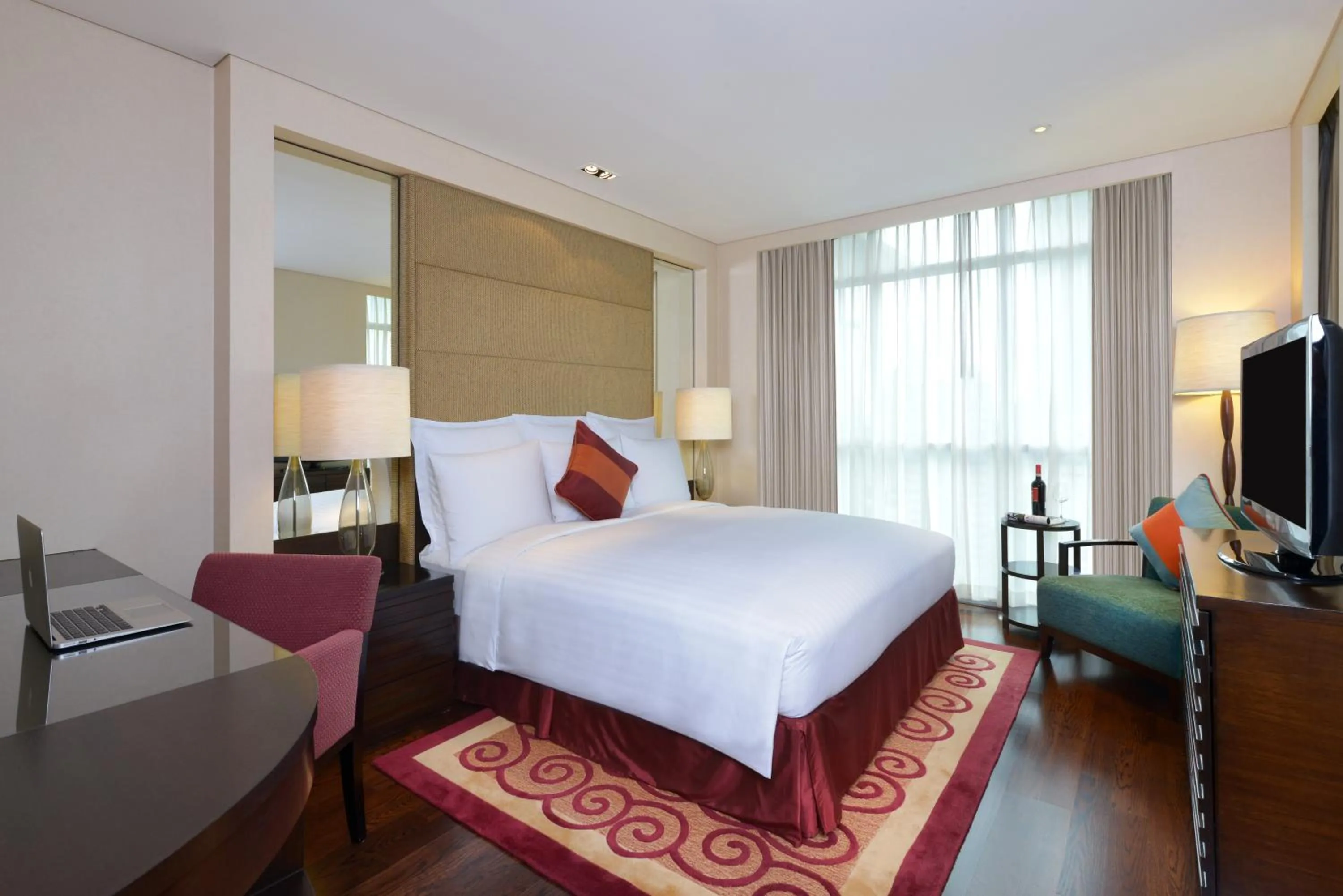 Bedroom, Bed in Sathorn Vista, Bangkok - Marriott Executive Apartments