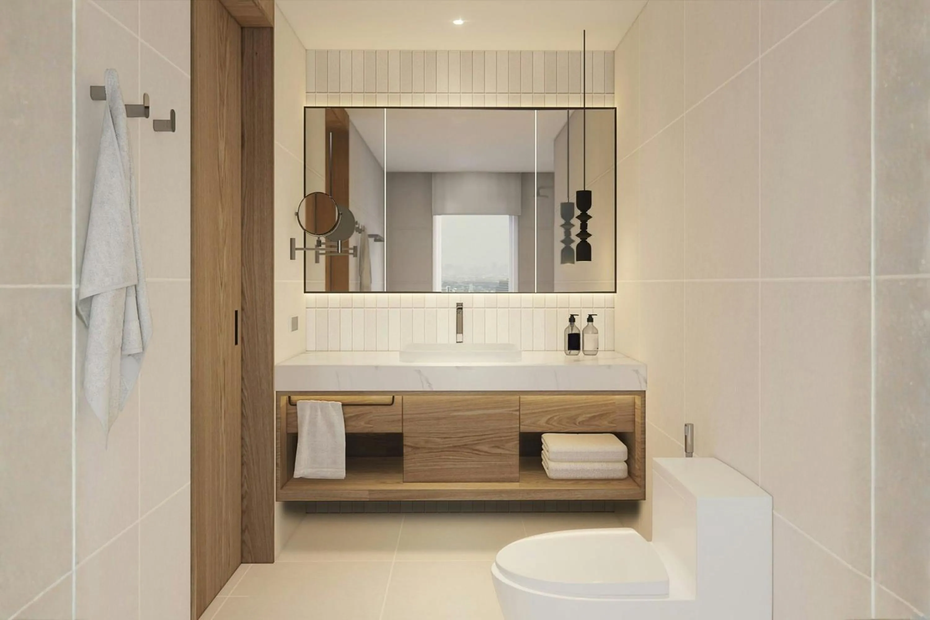 Bathroom in Sathorn Vista, Bangkok - Marriott Executive Apartments