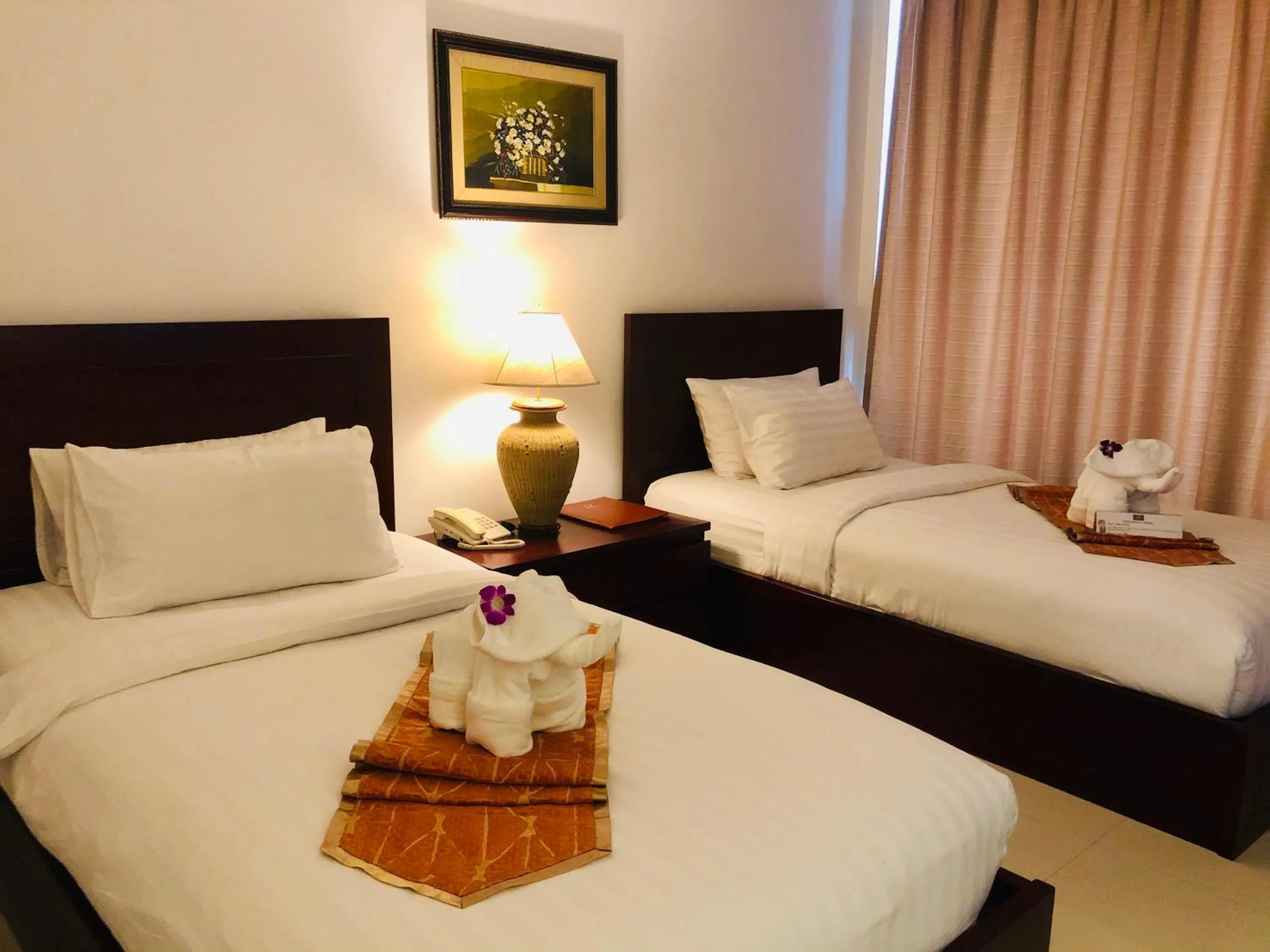 Bed in Sabaidee@Lao Hotel Vientiane