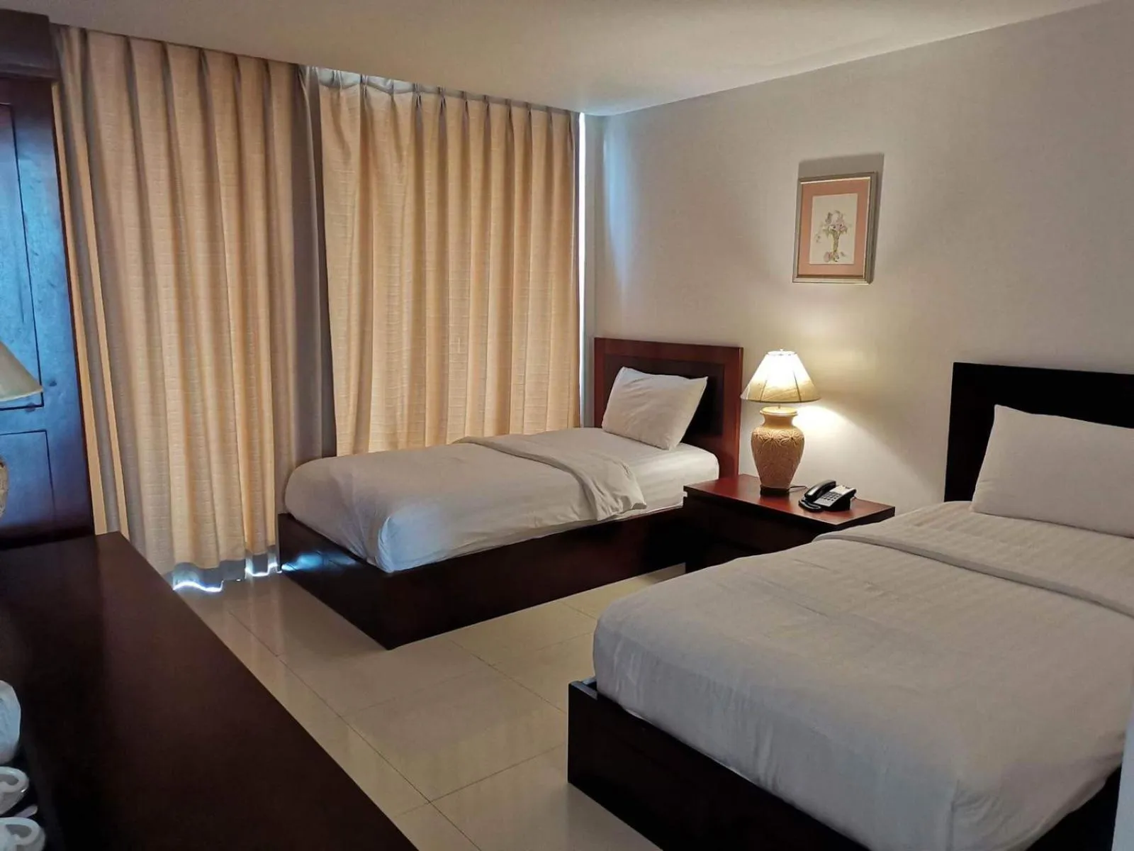 Bed in Sabaidee@Lao Hotel Vientiane