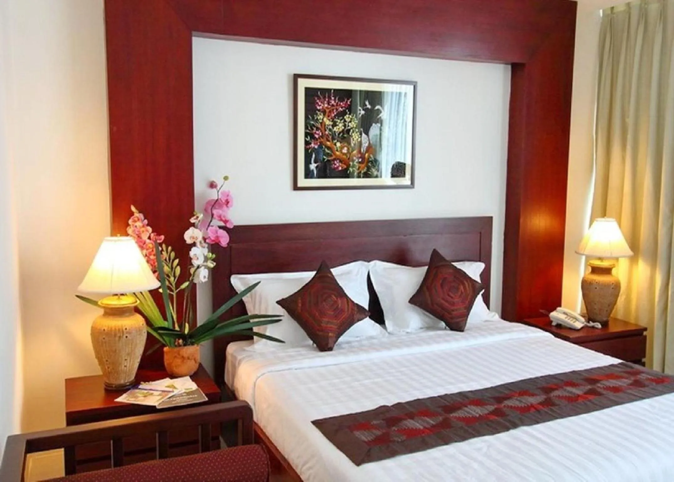 Bed in Sabaidee@Lao Hotel Vientiane