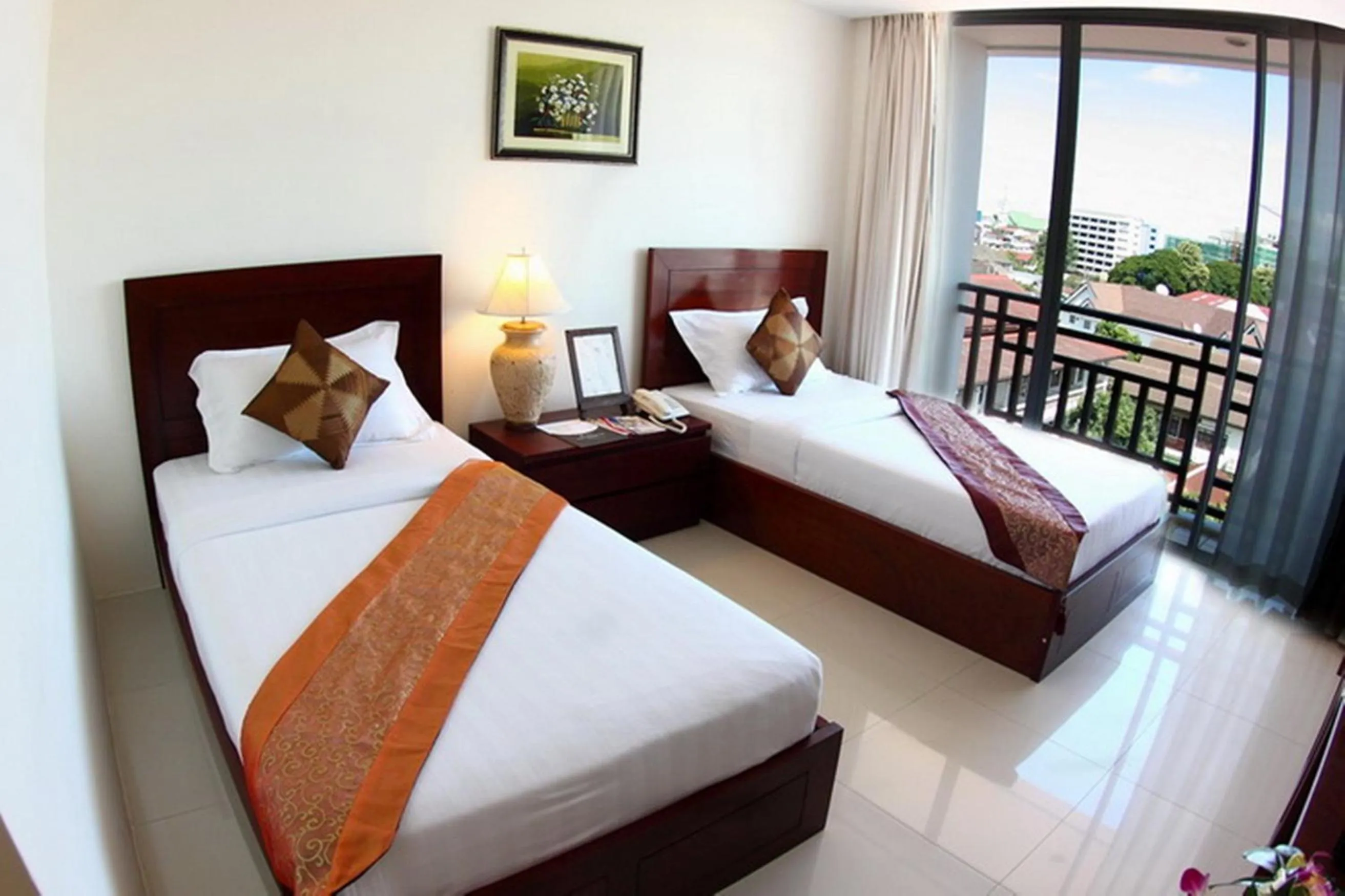 Bed in Sabaidee@Lao Hotel Vientiane