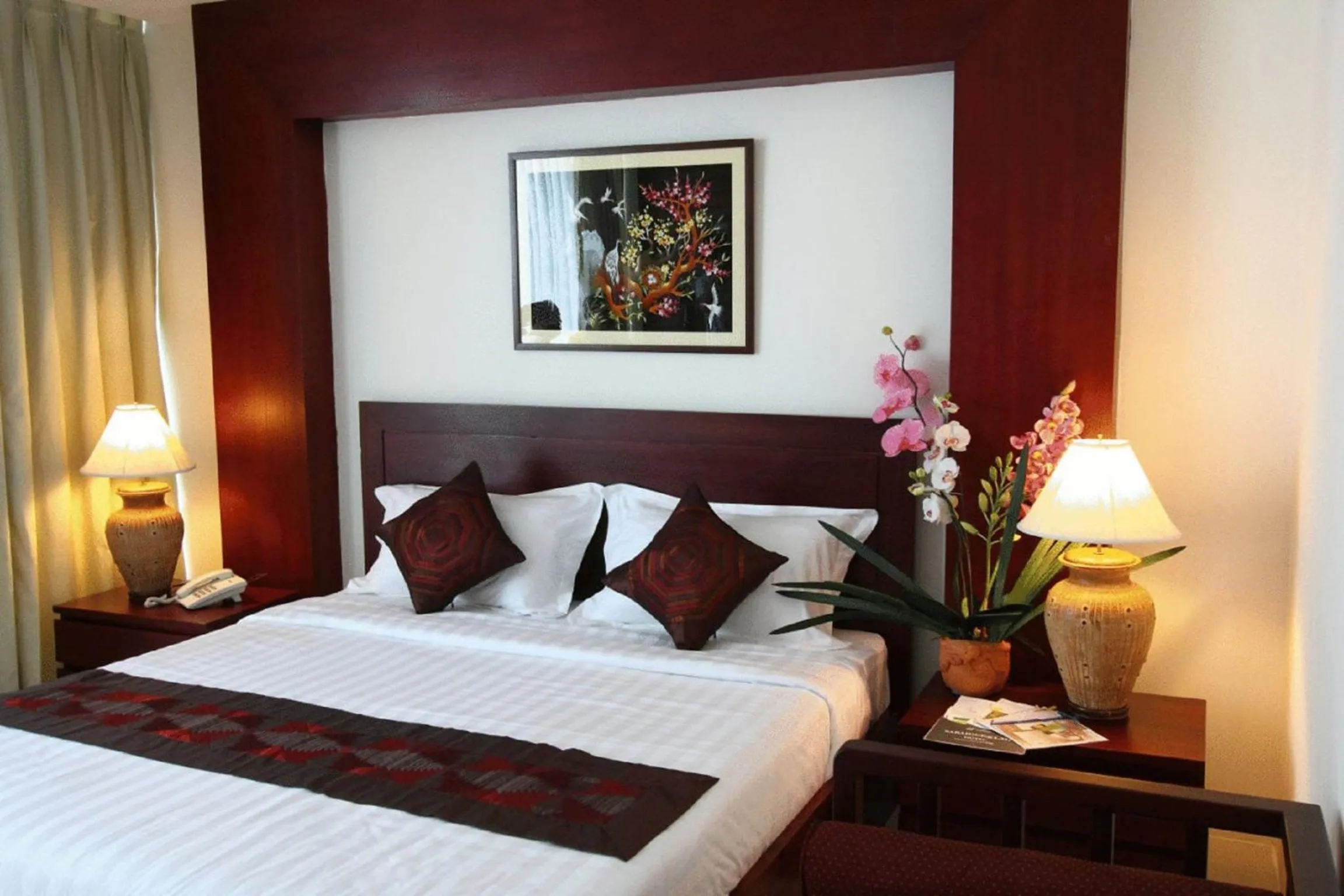 Bed in Sabaidee@Lao Hotel Vientiane