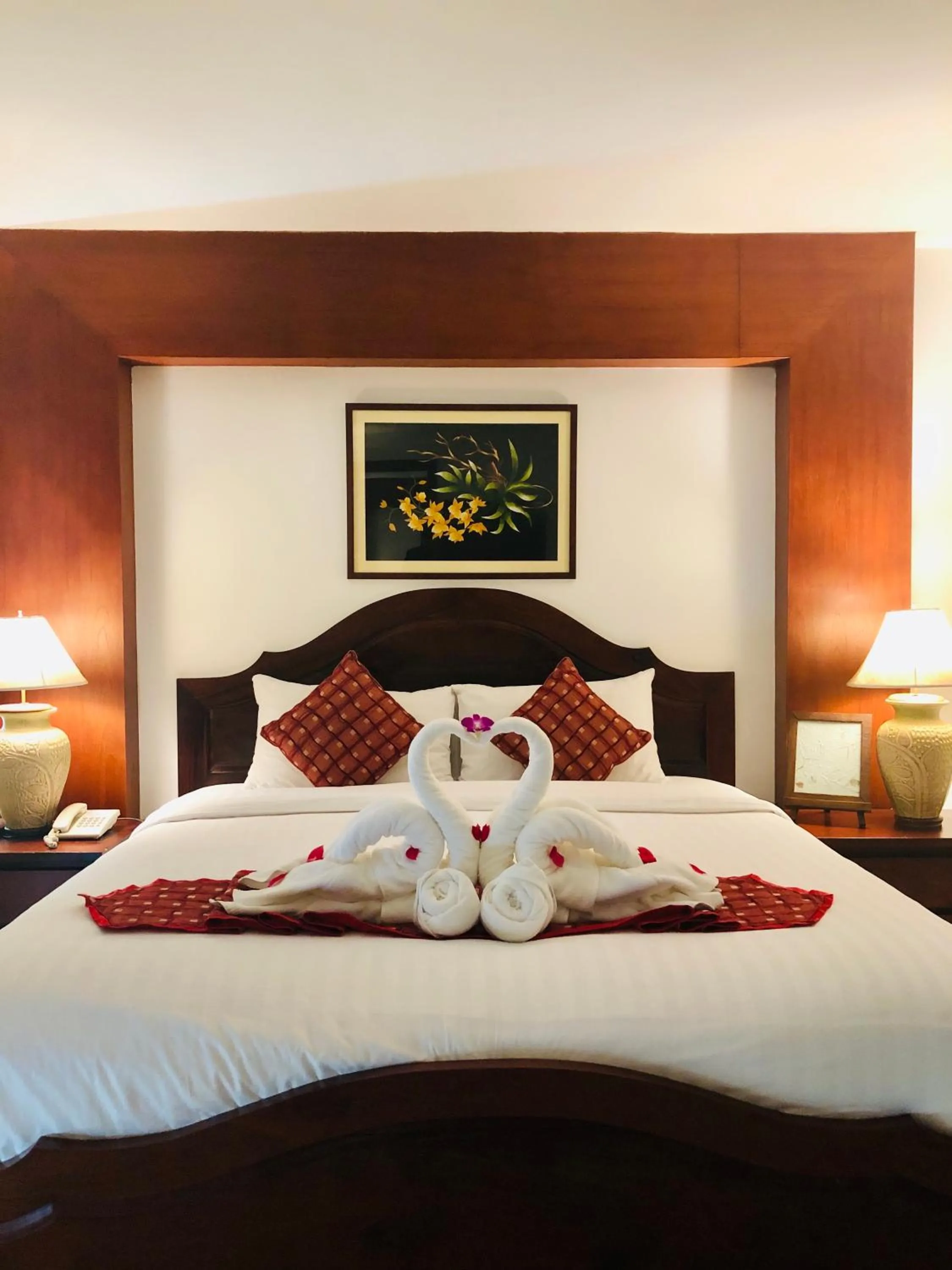 Bed in Sabaidee@Lao Hotel Vientiane