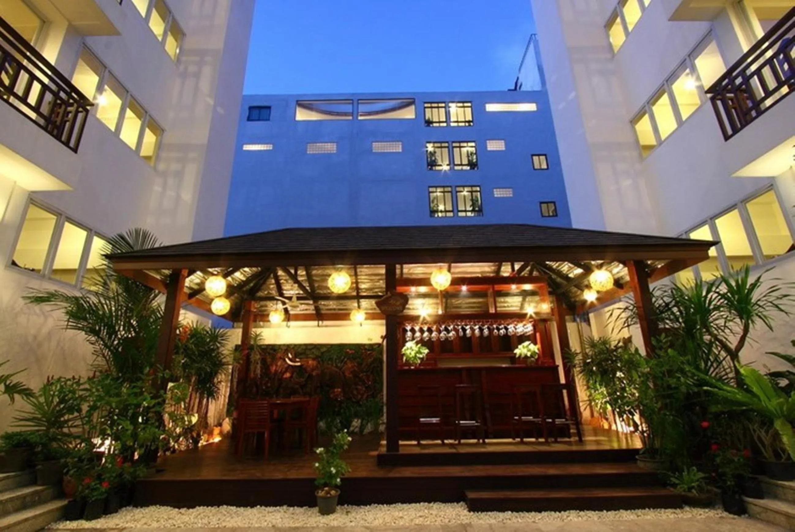 Facade/entrance in Sabaidee@Lao Hotel Vientiane