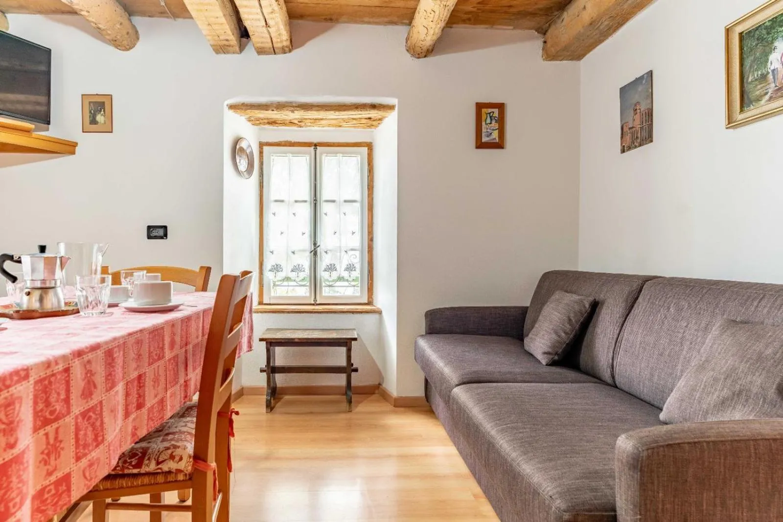 Living room in Chalet Musiera