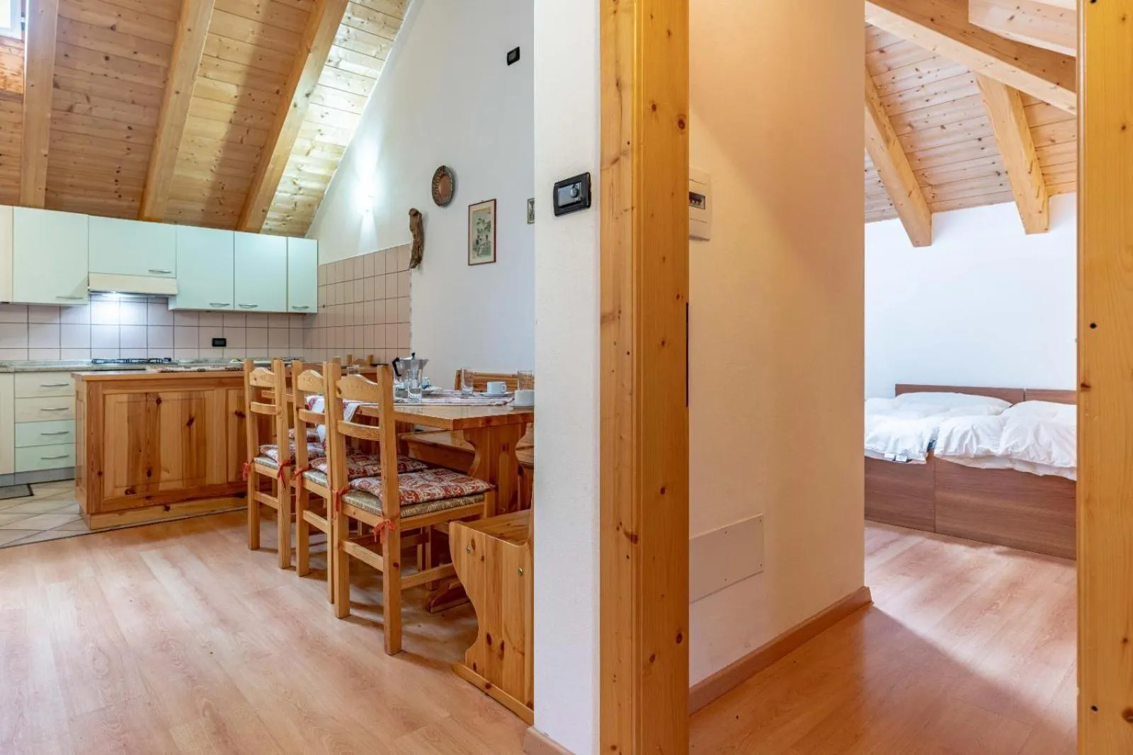 Kitchen or kitchenette in Chalet Musiera