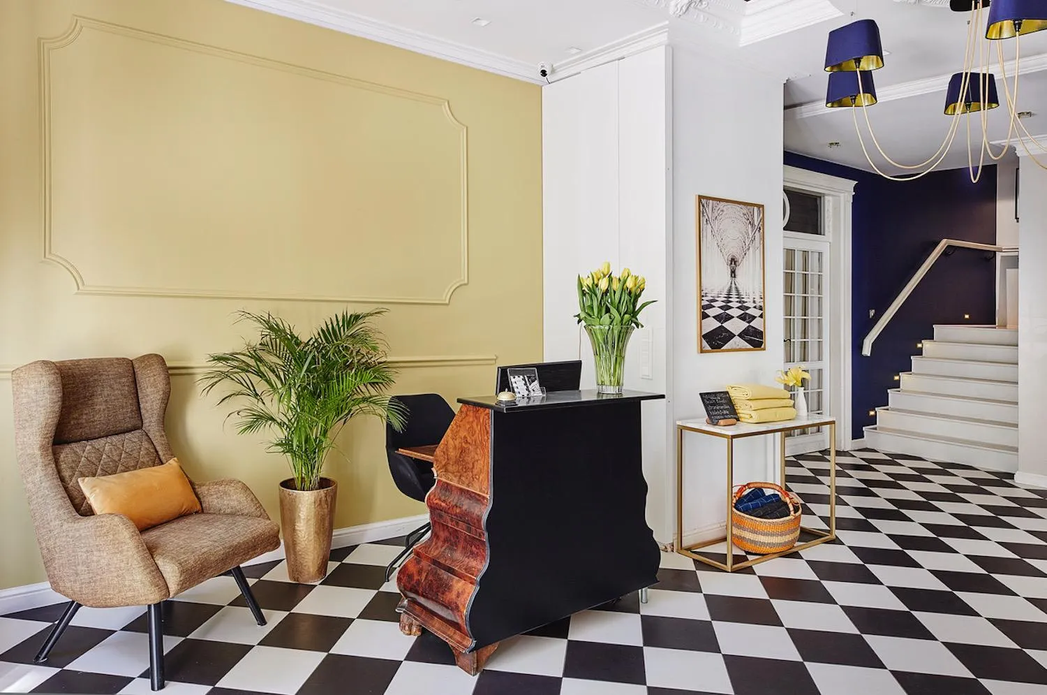 Lobby or reception in Villa Antonina