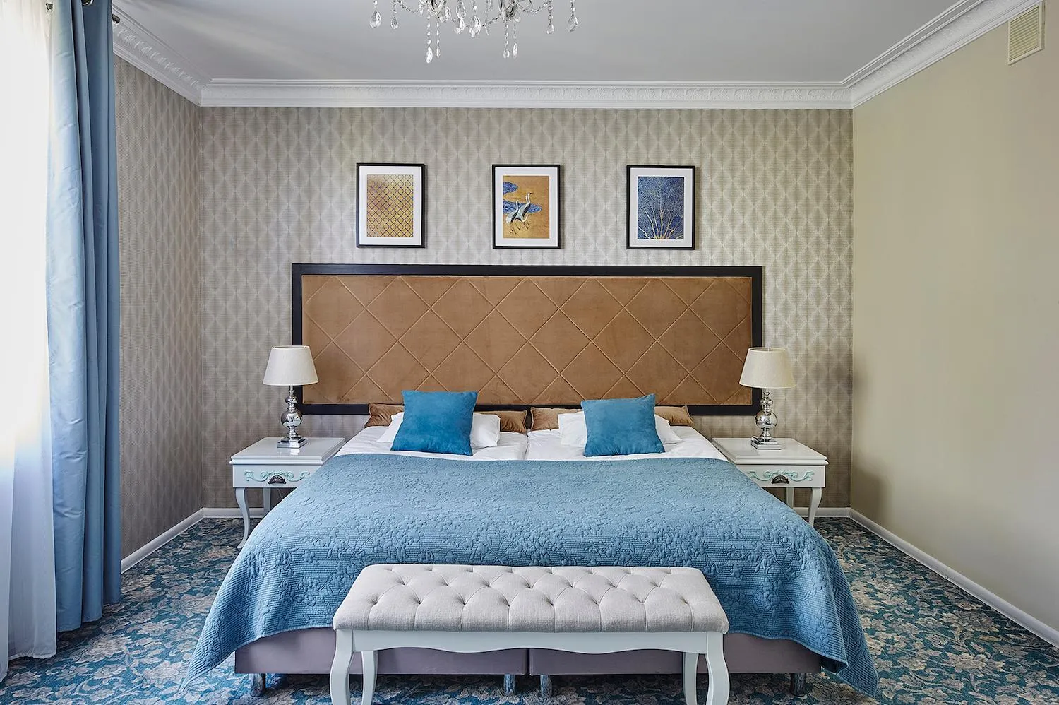 Bed in Villa Antonina