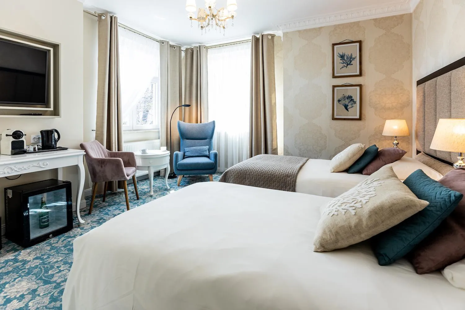 Bed in Villa Antonina