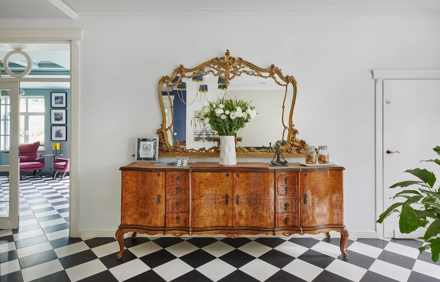 Lobby or reception in Villa Antonina