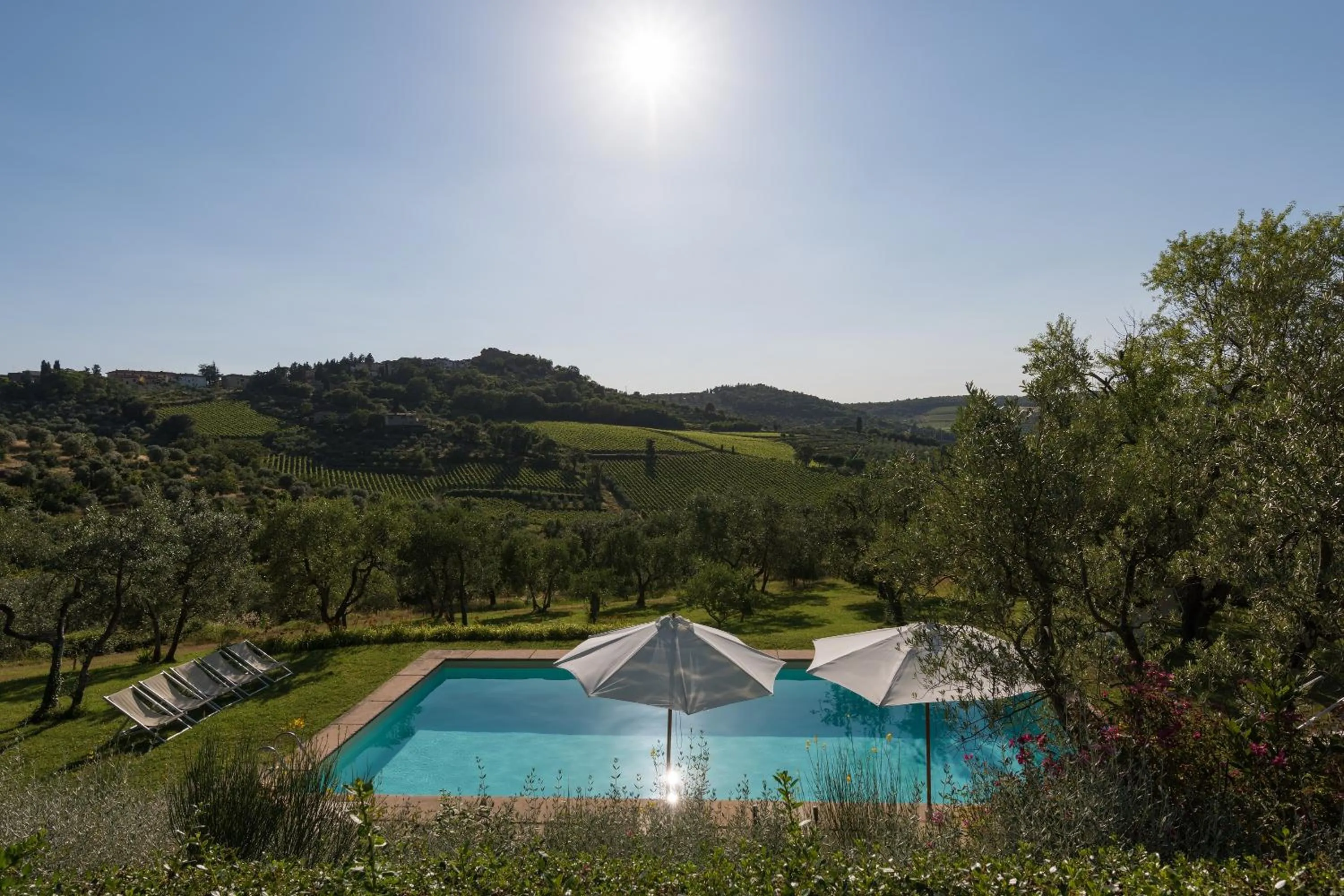 Swimming pool in Relais Fattoria Valle