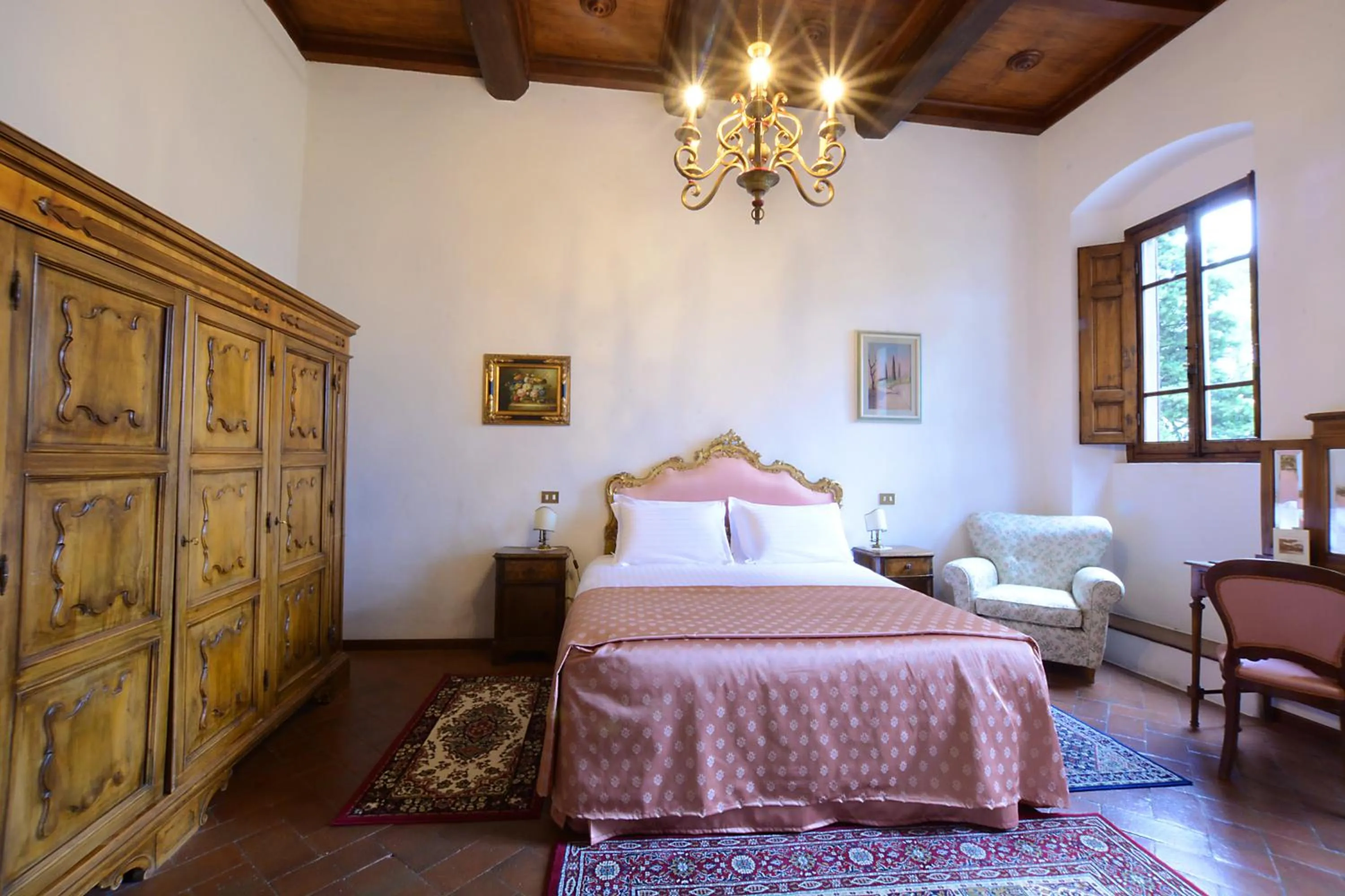 Bedroom, Bed in Relais Fattoria Valle