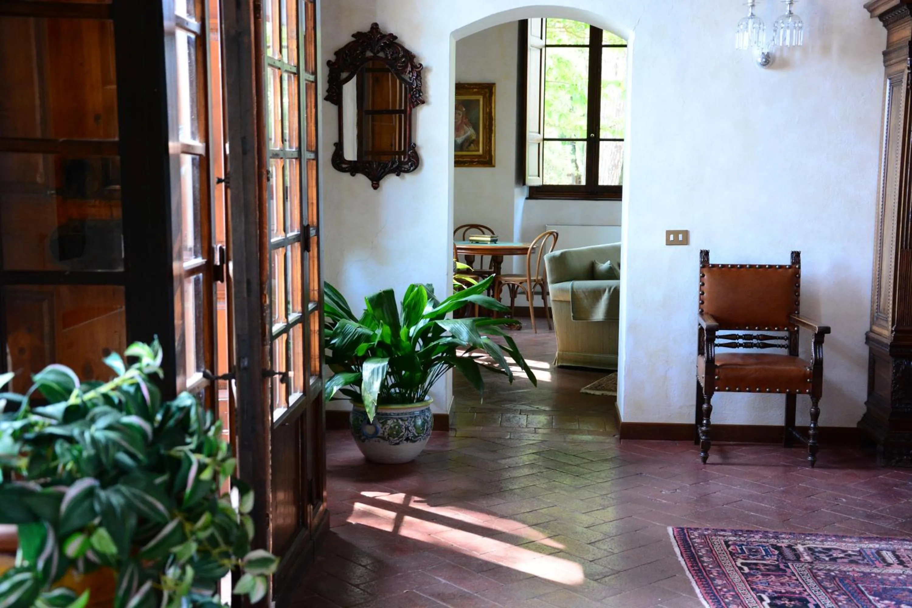 Communal lounge/ TV room in Relais Fattoria Valle