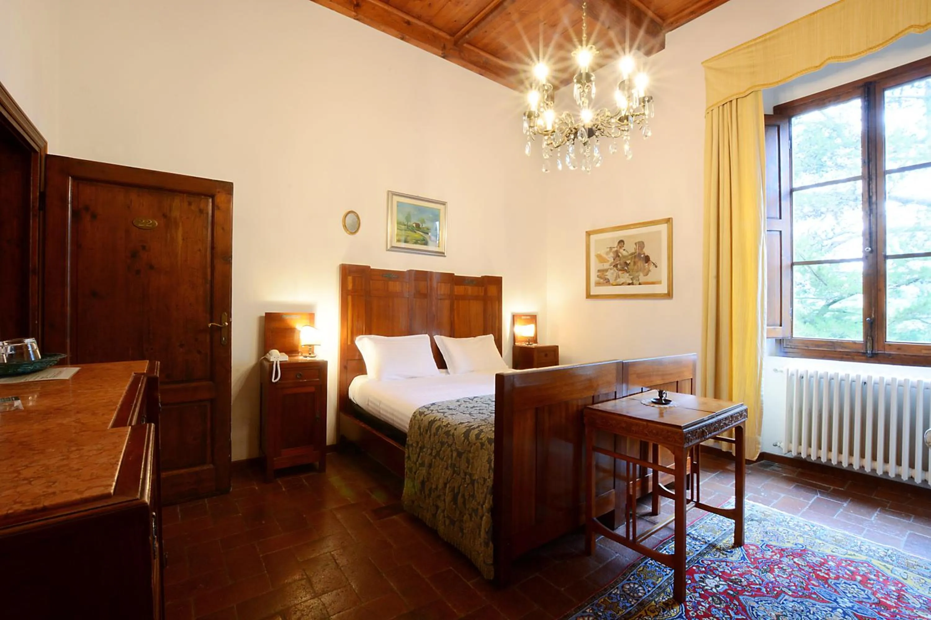 Bedroom, Bed in Relais Fattoria Valle