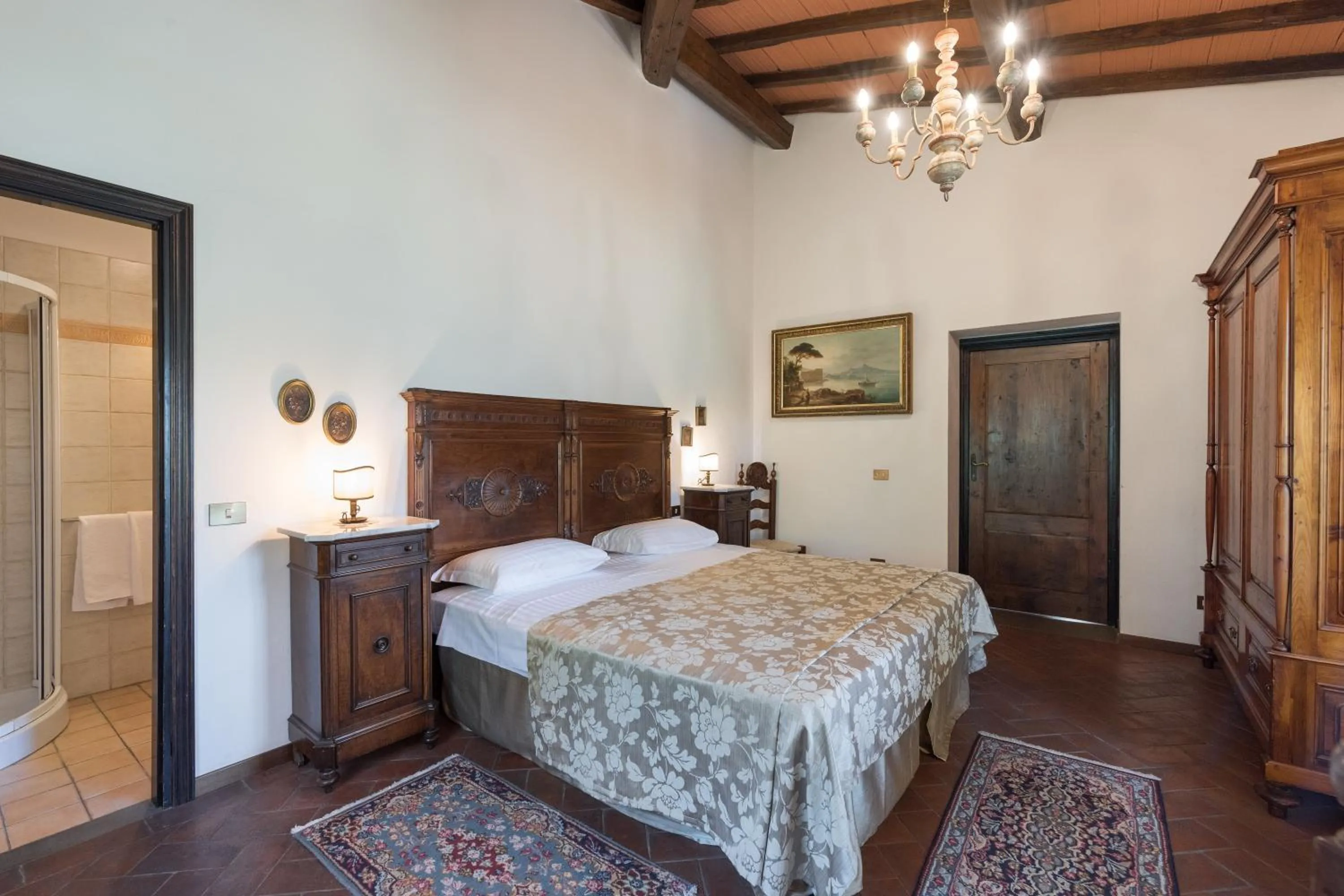 Bedroom, Bed in Relais Fattoria Valle
