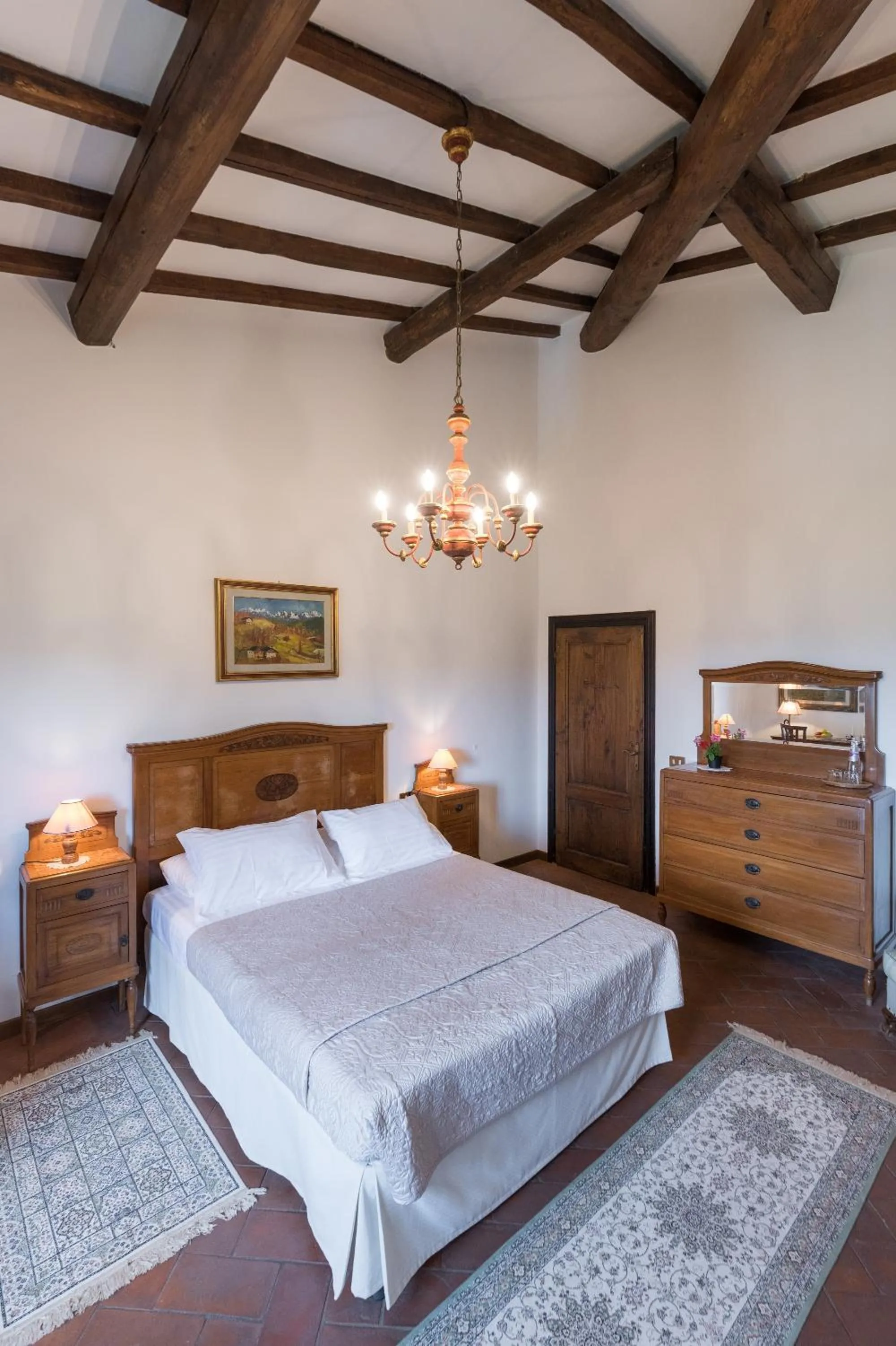 Bedroom, Bed in Relais Fattoria Valle