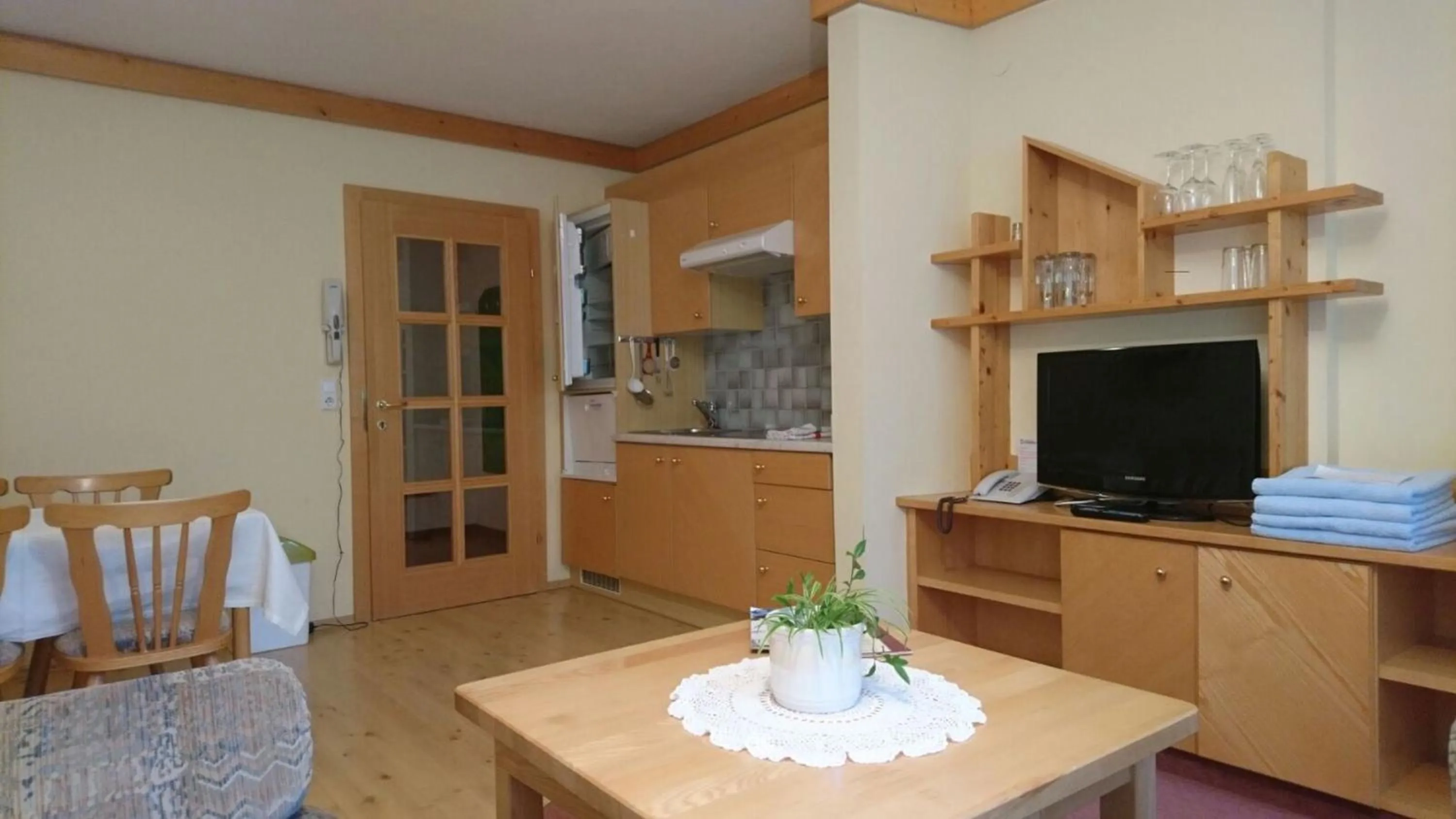 Kitchen or kitchenette in Appartementhotel Hechenberg