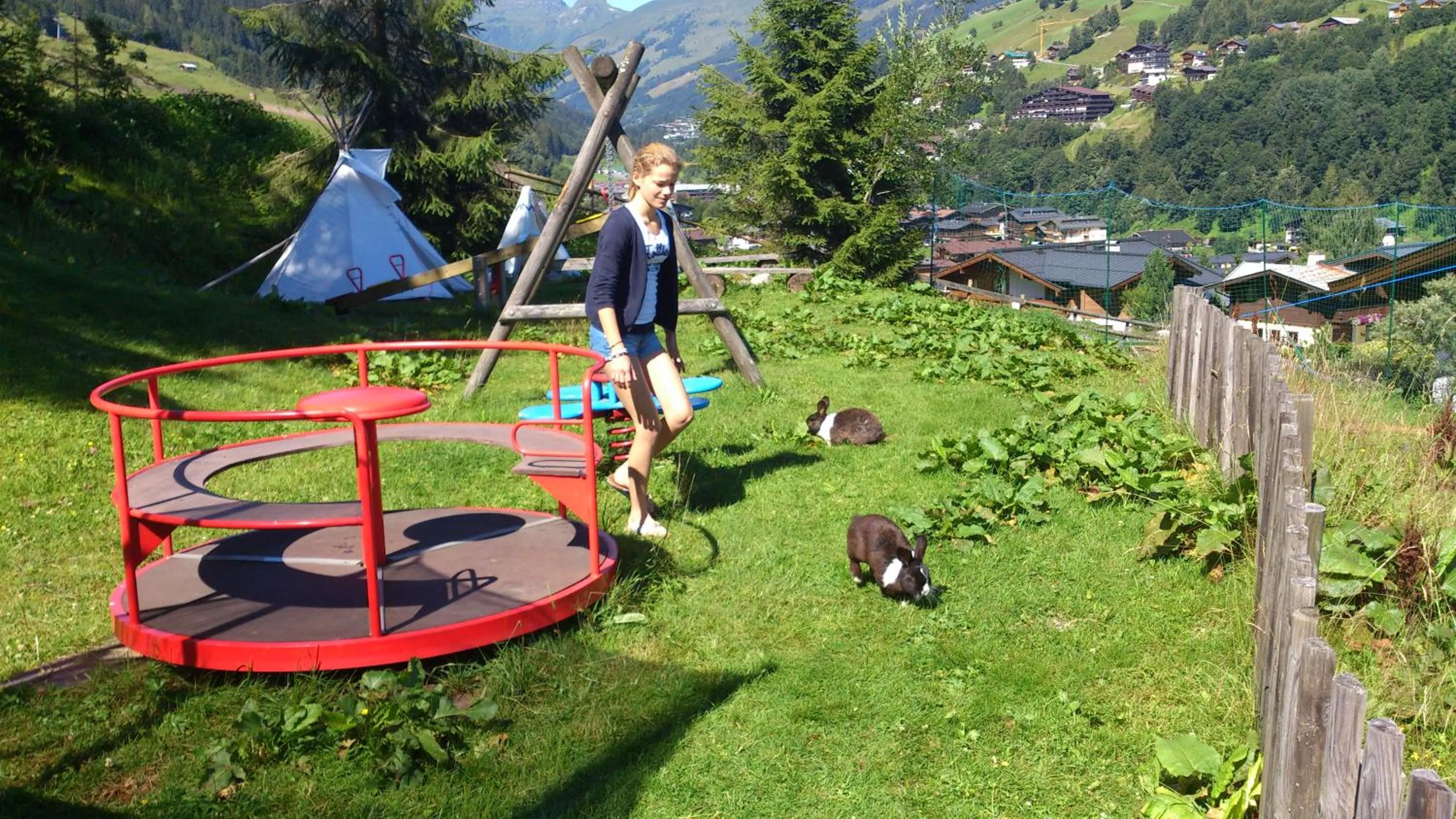 Children play ground in Appartementhotel Hechenberg