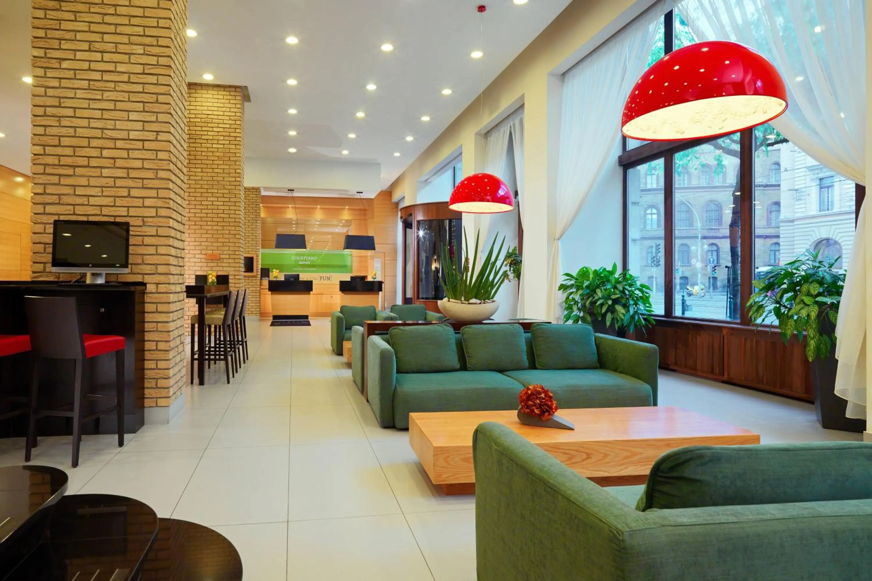 Lobby or reception in Courtyard by Marriott Budapest City Center