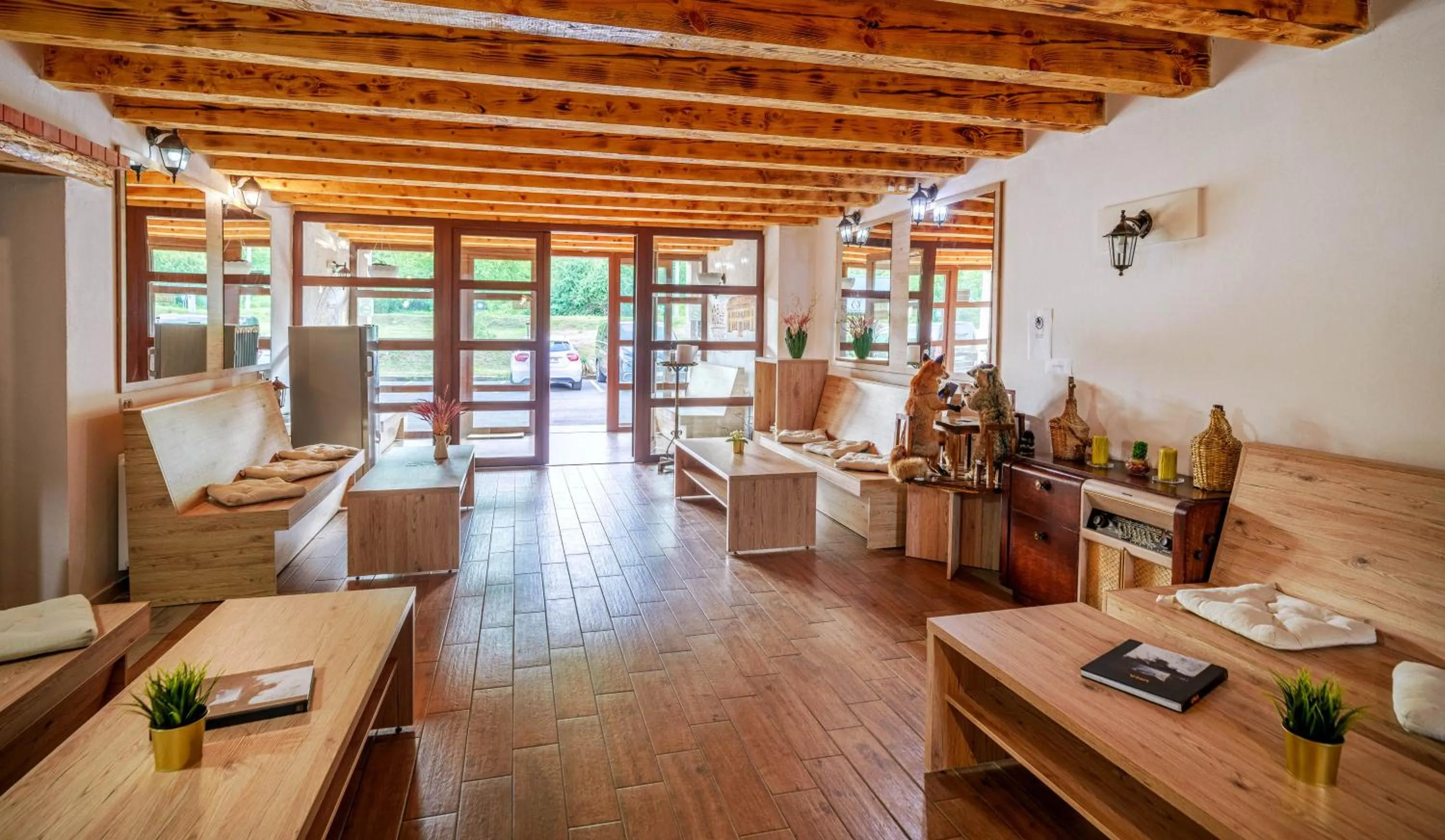 Lobby or reception in Resort Big House Plitvička jezera