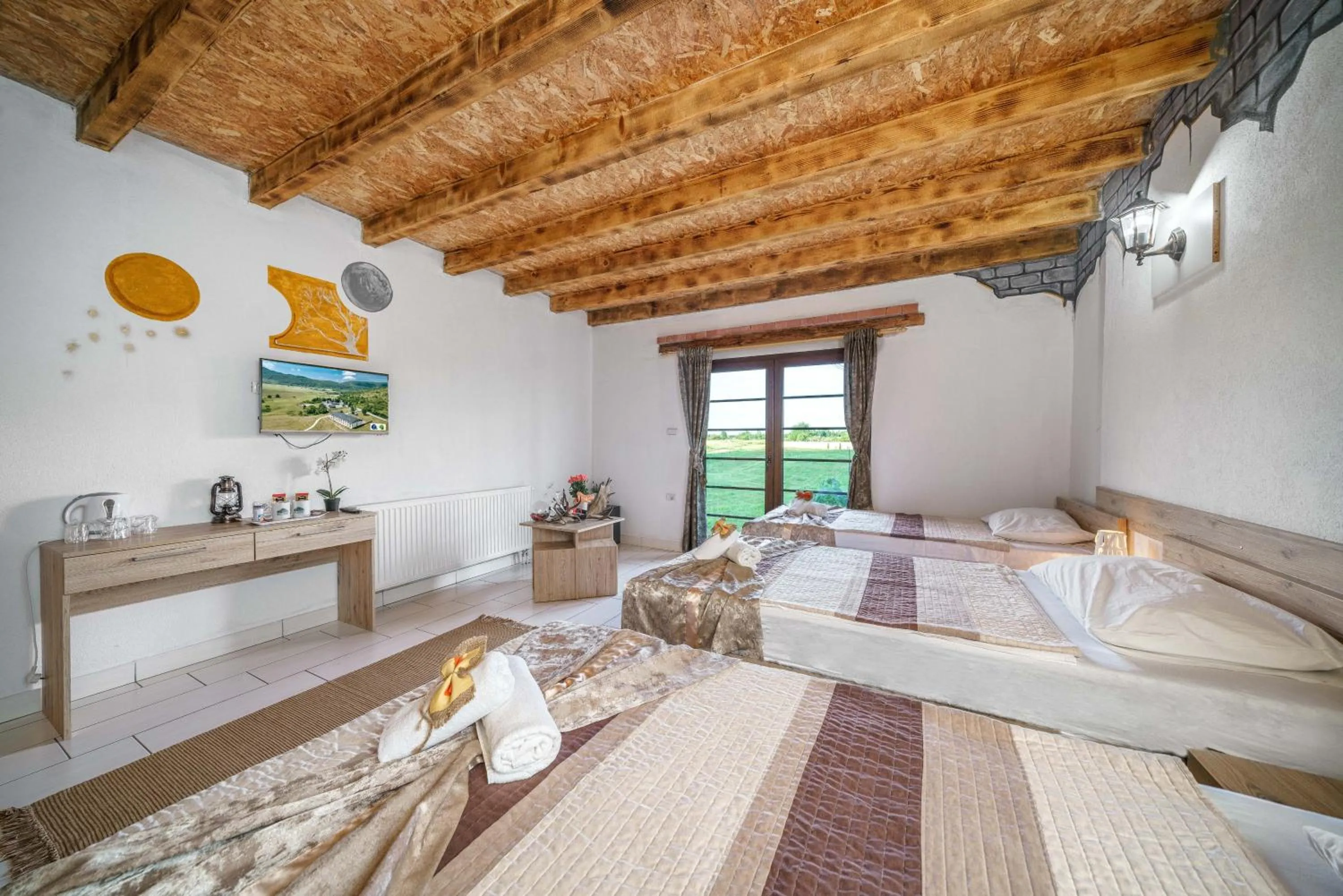 Bed in Resort Big House Plitvička jezera