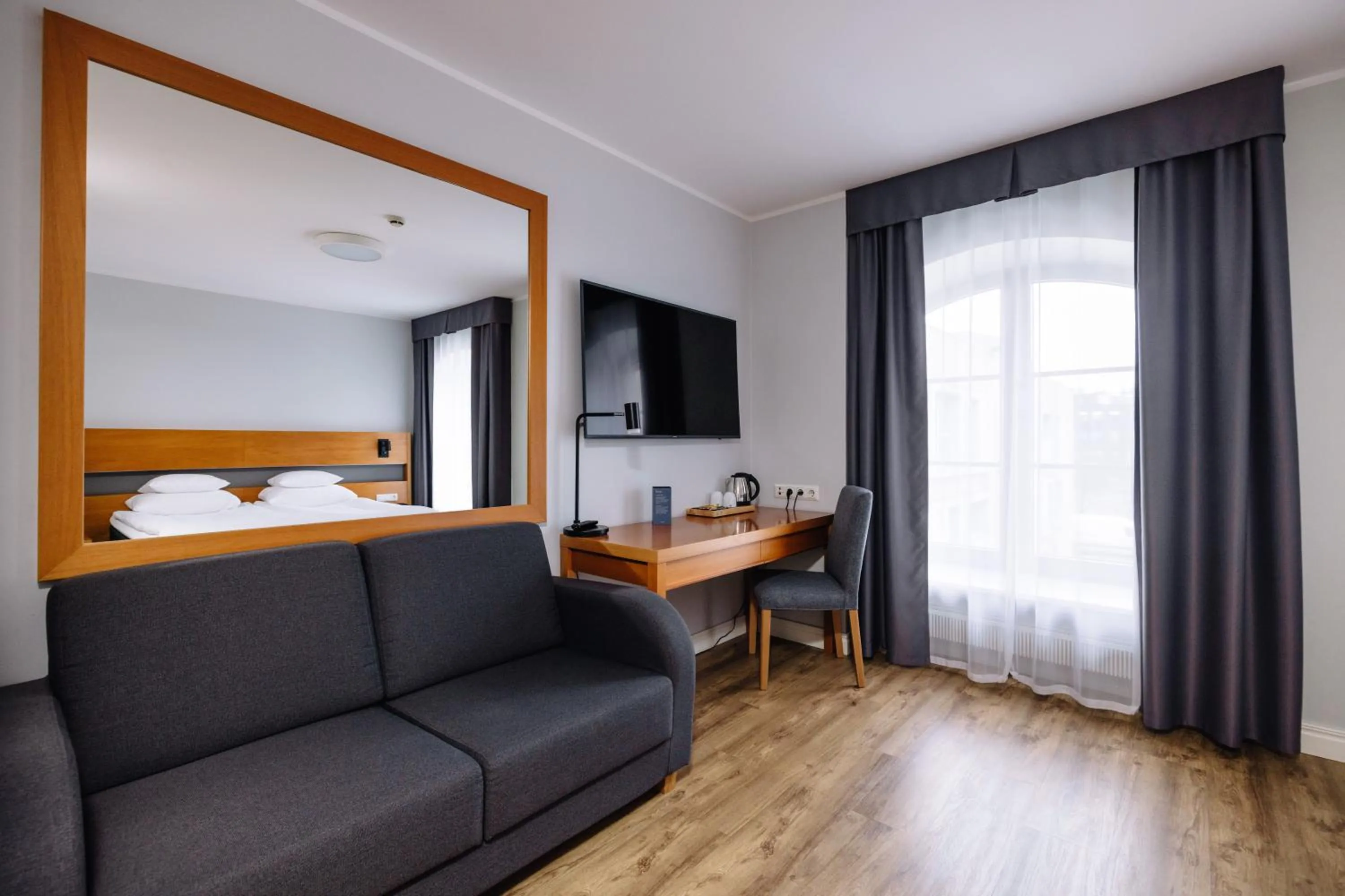 Photo of the whole room, Bed in Hestia Hotel Ilmarine