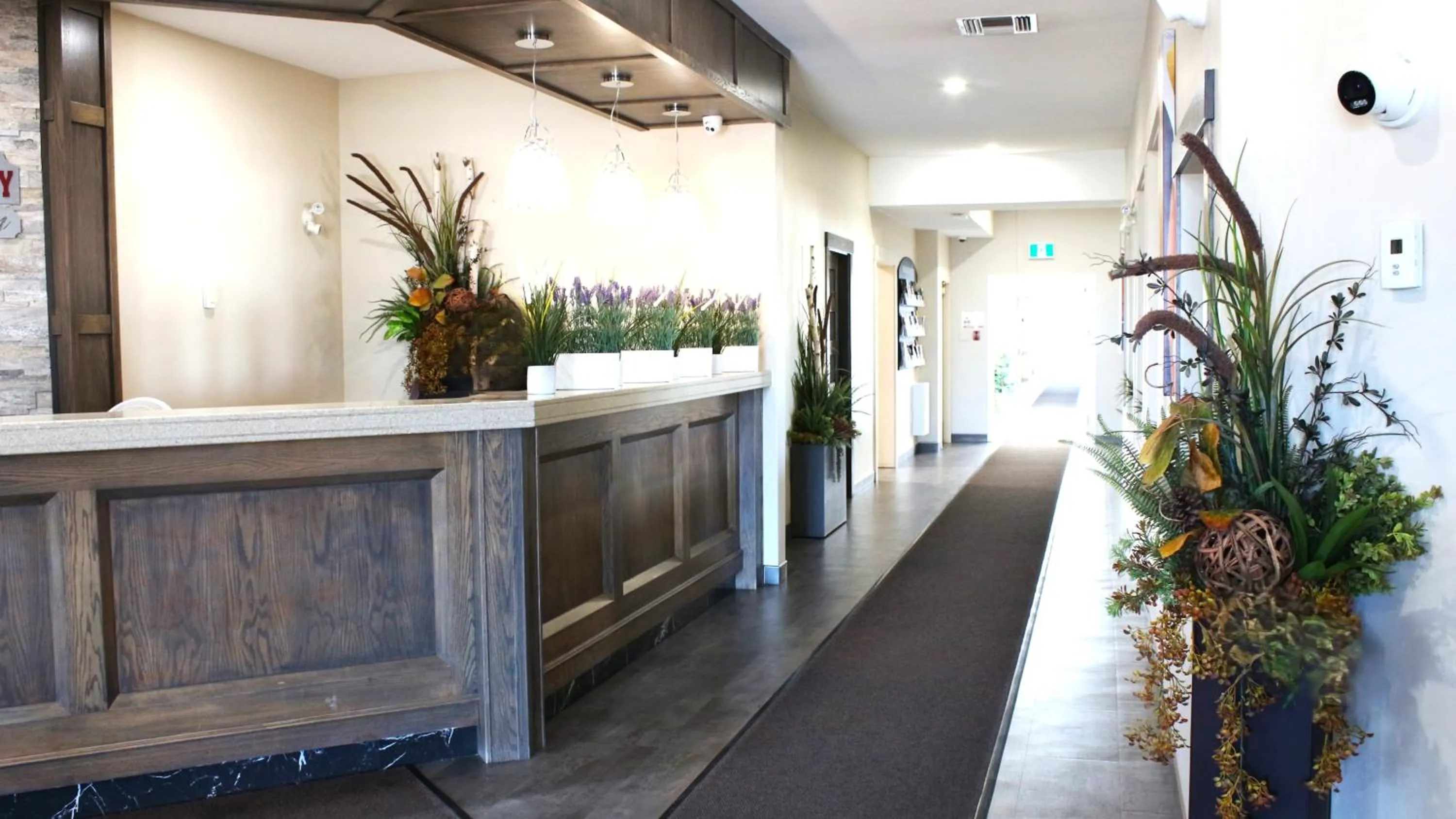 Lobby or reception in Western Budget Motel Leduc #3