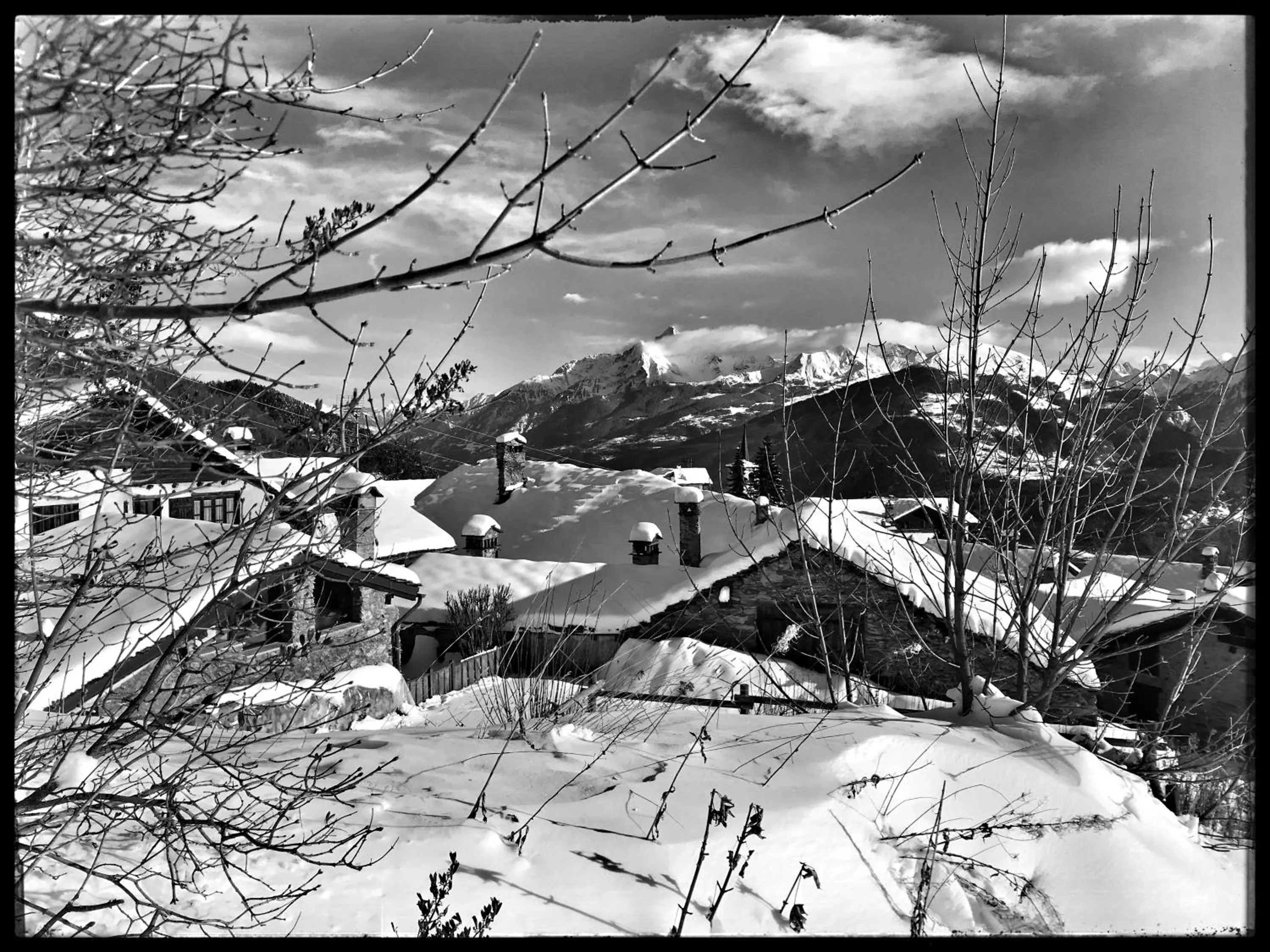 Mountain view in Hotel Ristoro Vagneur