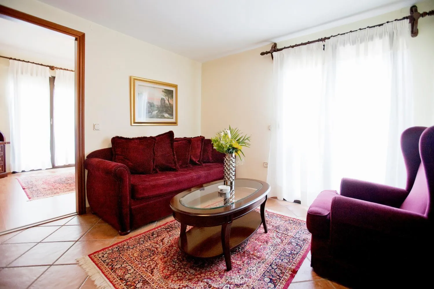 Living room in Kymata Hotel